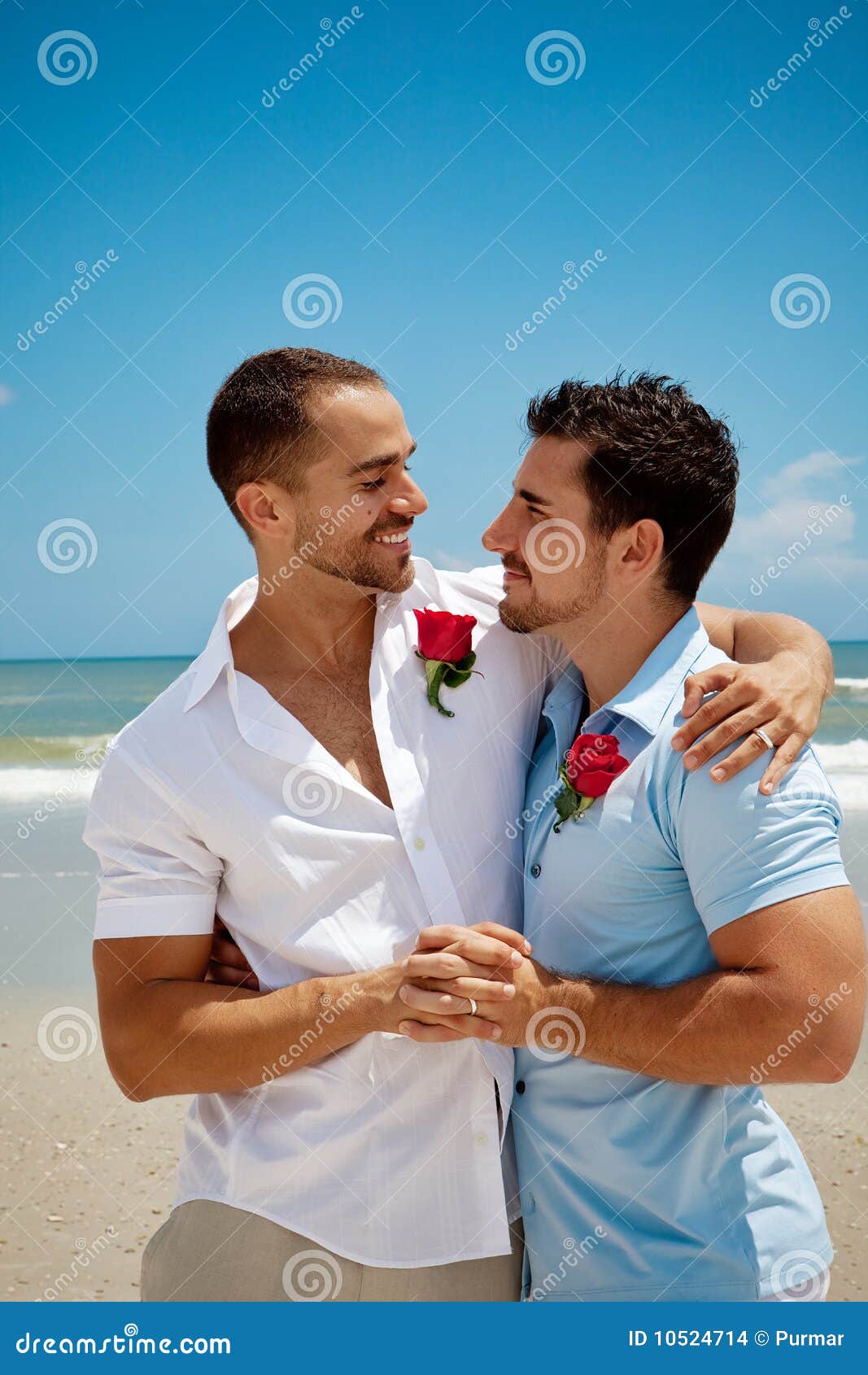 Gay couple stock photo. Image of vacation, boutonniere - 10524714