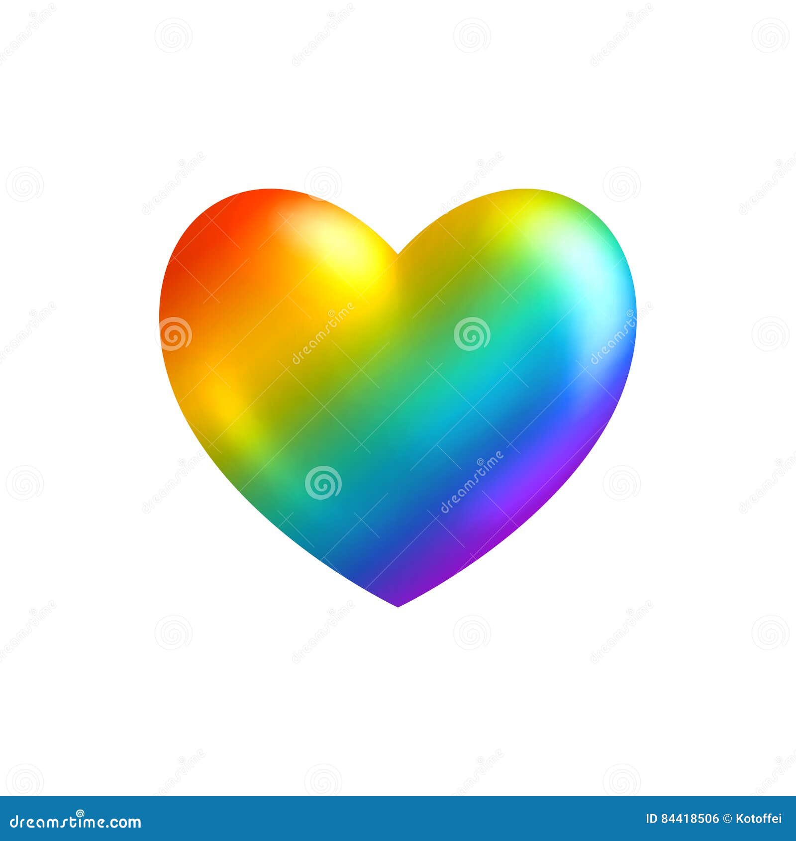 Gay Heart On White Stock Vector Illustration Of Lgbt