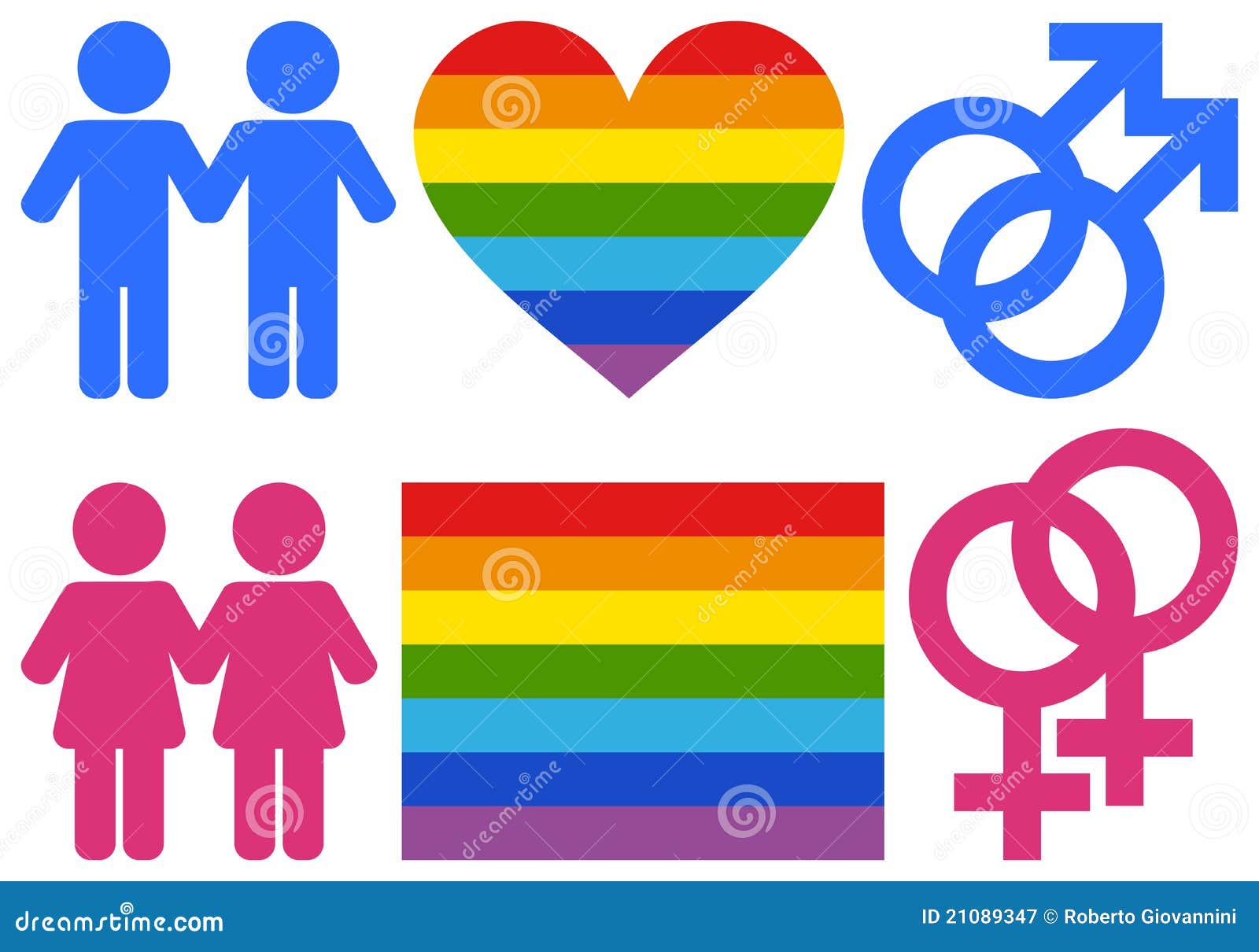 Queer Love Labyrinth Lgbt Symbols Hearts Stock Vector