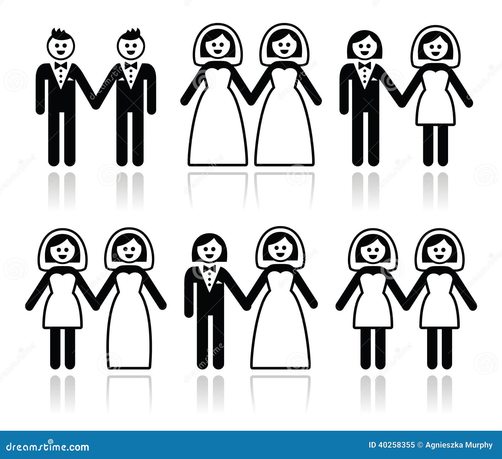 free gay wedding clipart - photo #29