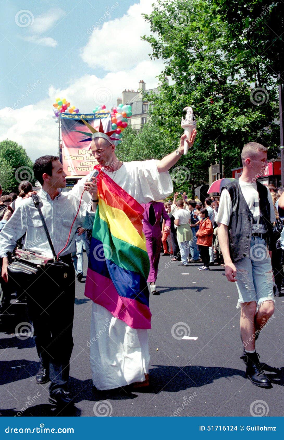 Gay Pride Paris Editorial Stock Image Image Of Parade 51716124