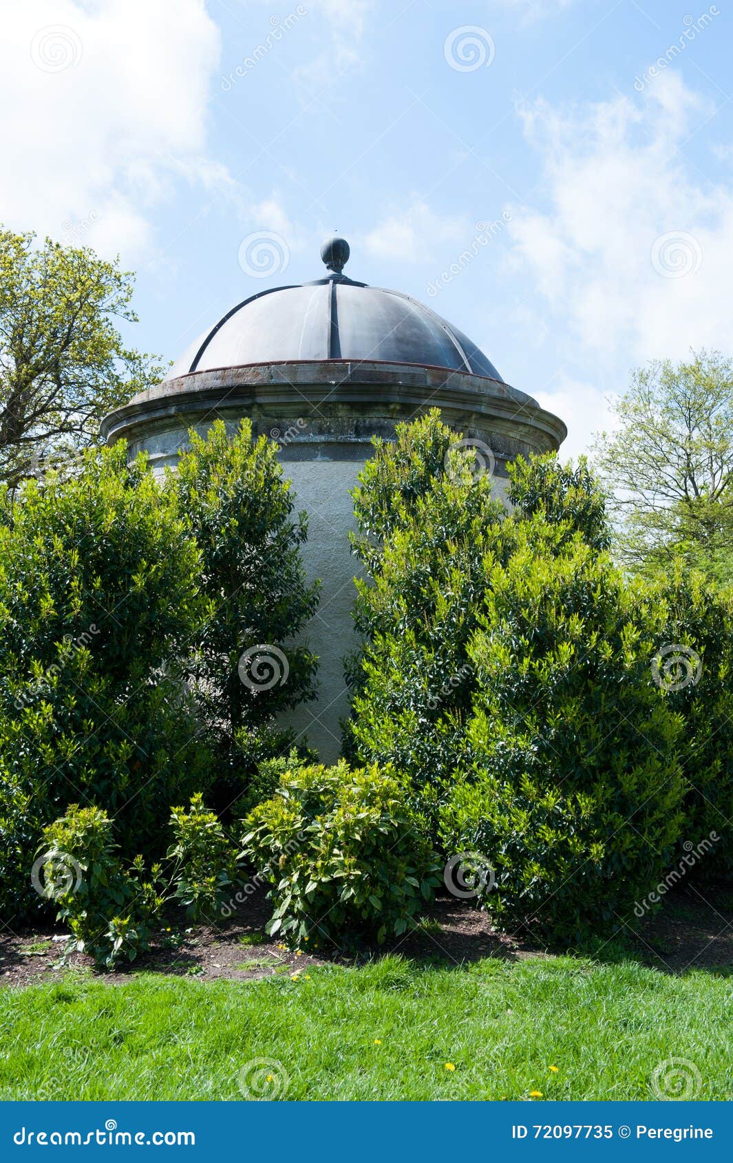 Gazebo in the park stock image. Image of retro, paradise 72097735