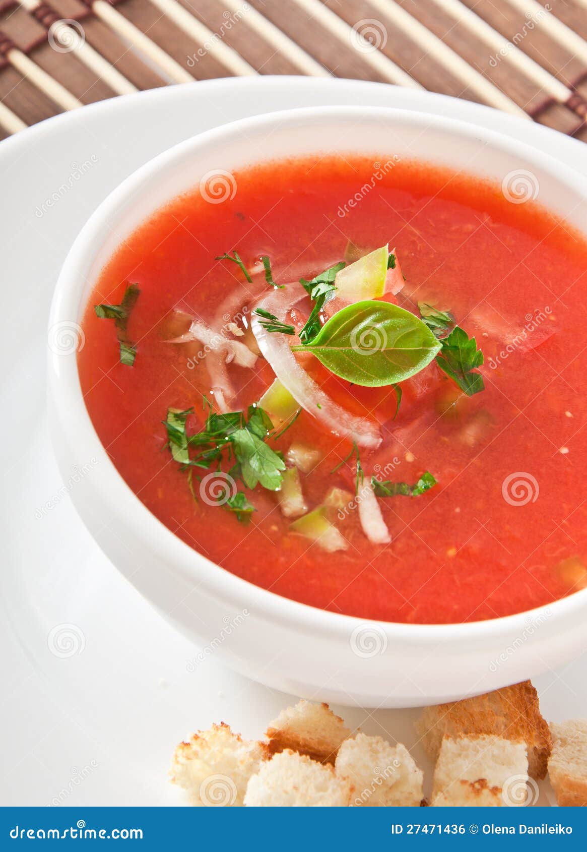 Gazpacho soup stock photo. Image of cucumber, portion - 27471436