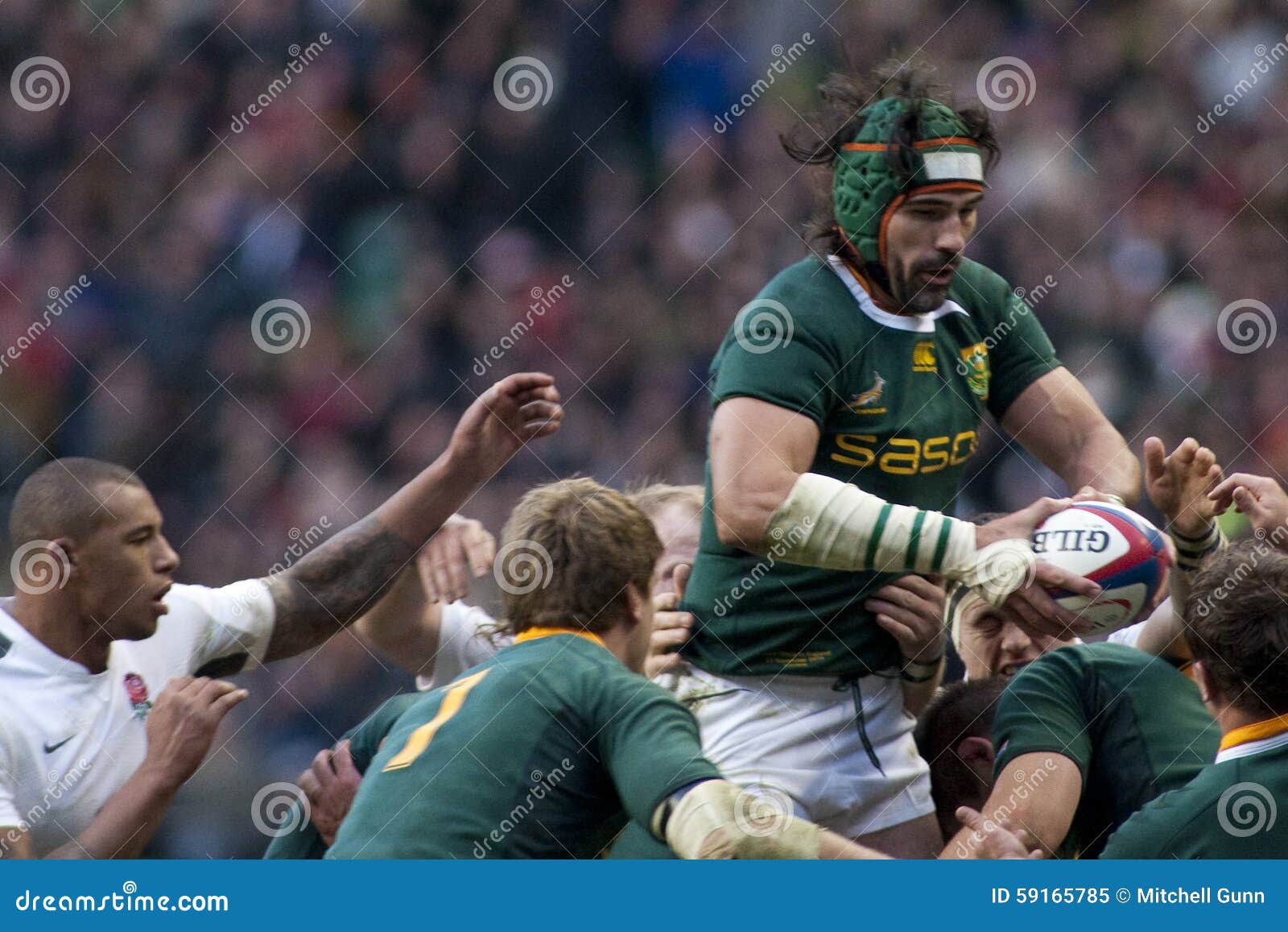 GBR Rugby Union England Vs South Africa Editorial Image