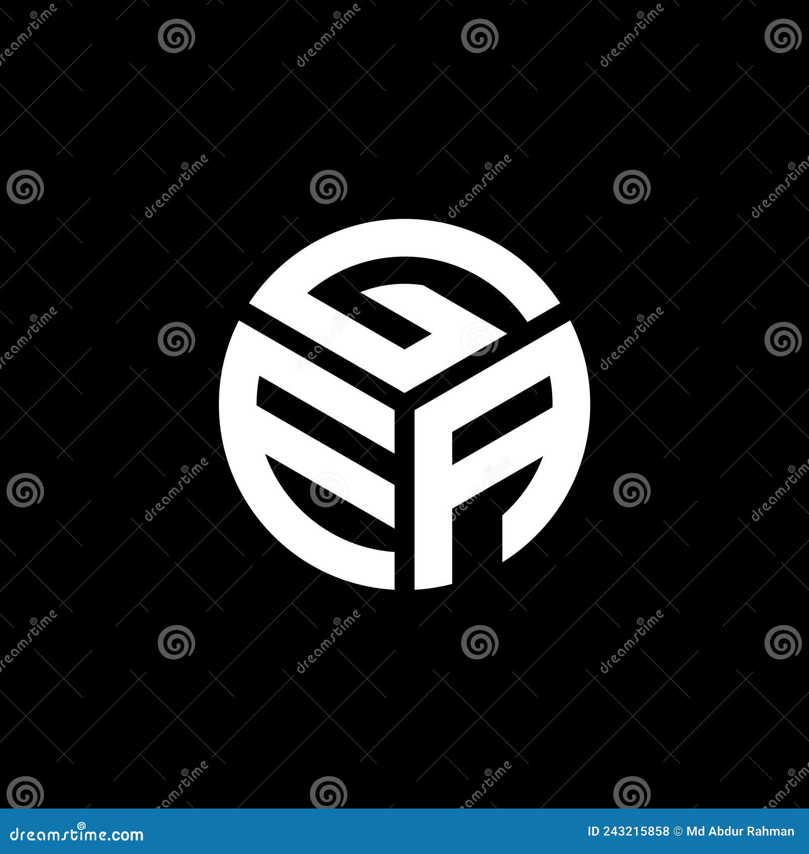 gea letter logo  on black background. gea creative initials letter logo concept. gea letter 