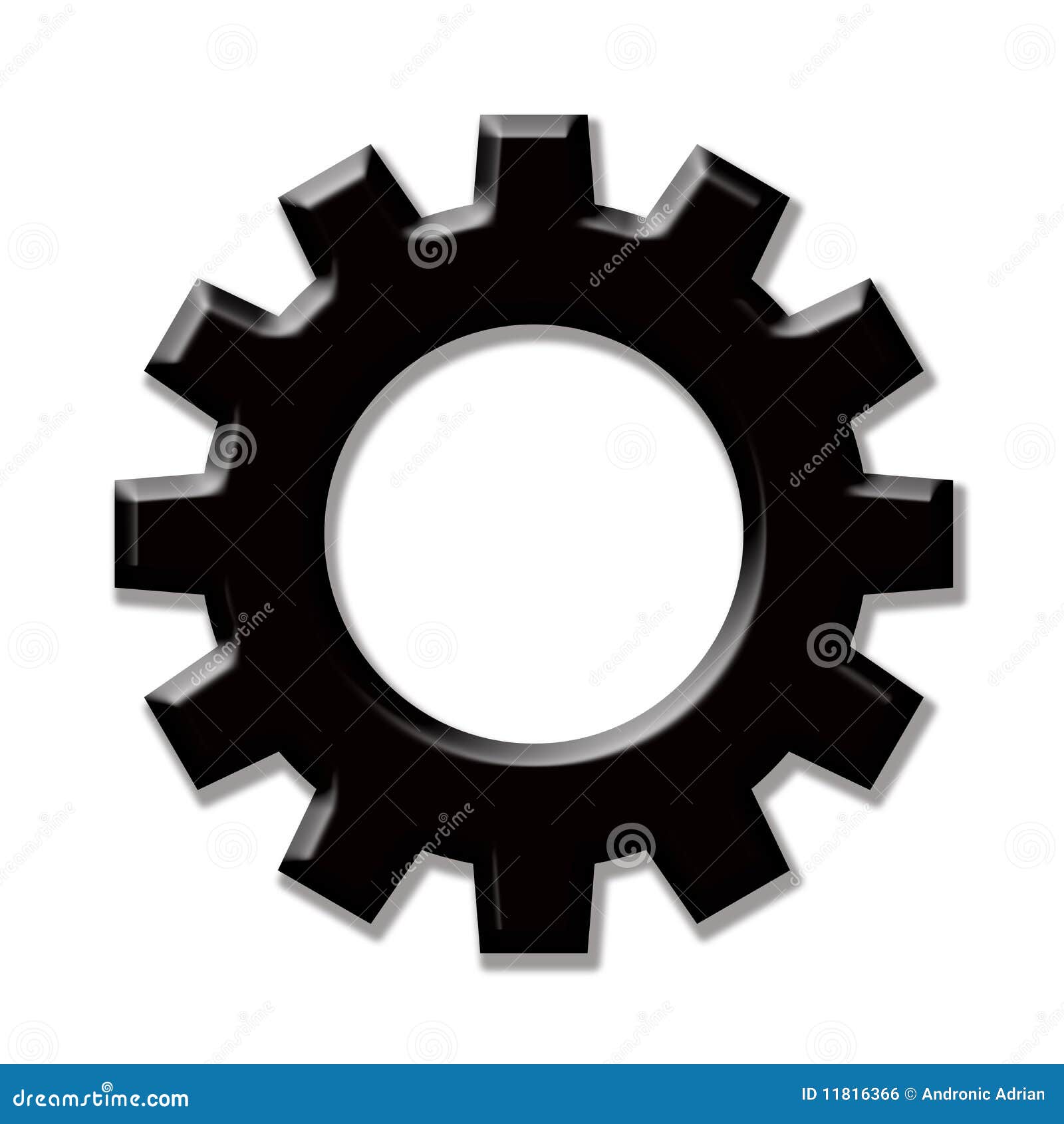 black gear clipart