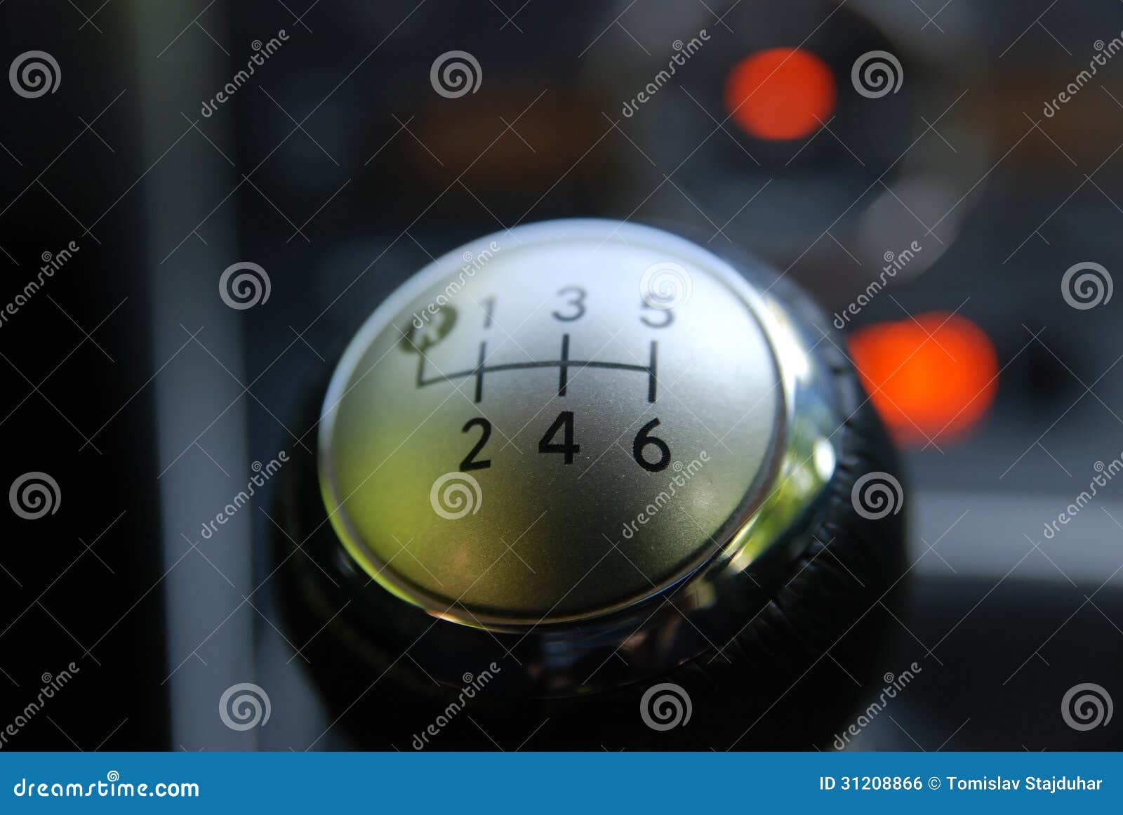 Gear change knob stock photo. Image of forward, leather 31208866