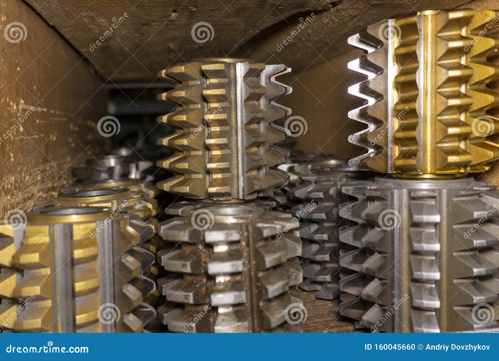 Gear Cutting Tool in a Warehouse in a a Worm Cutter for Gear