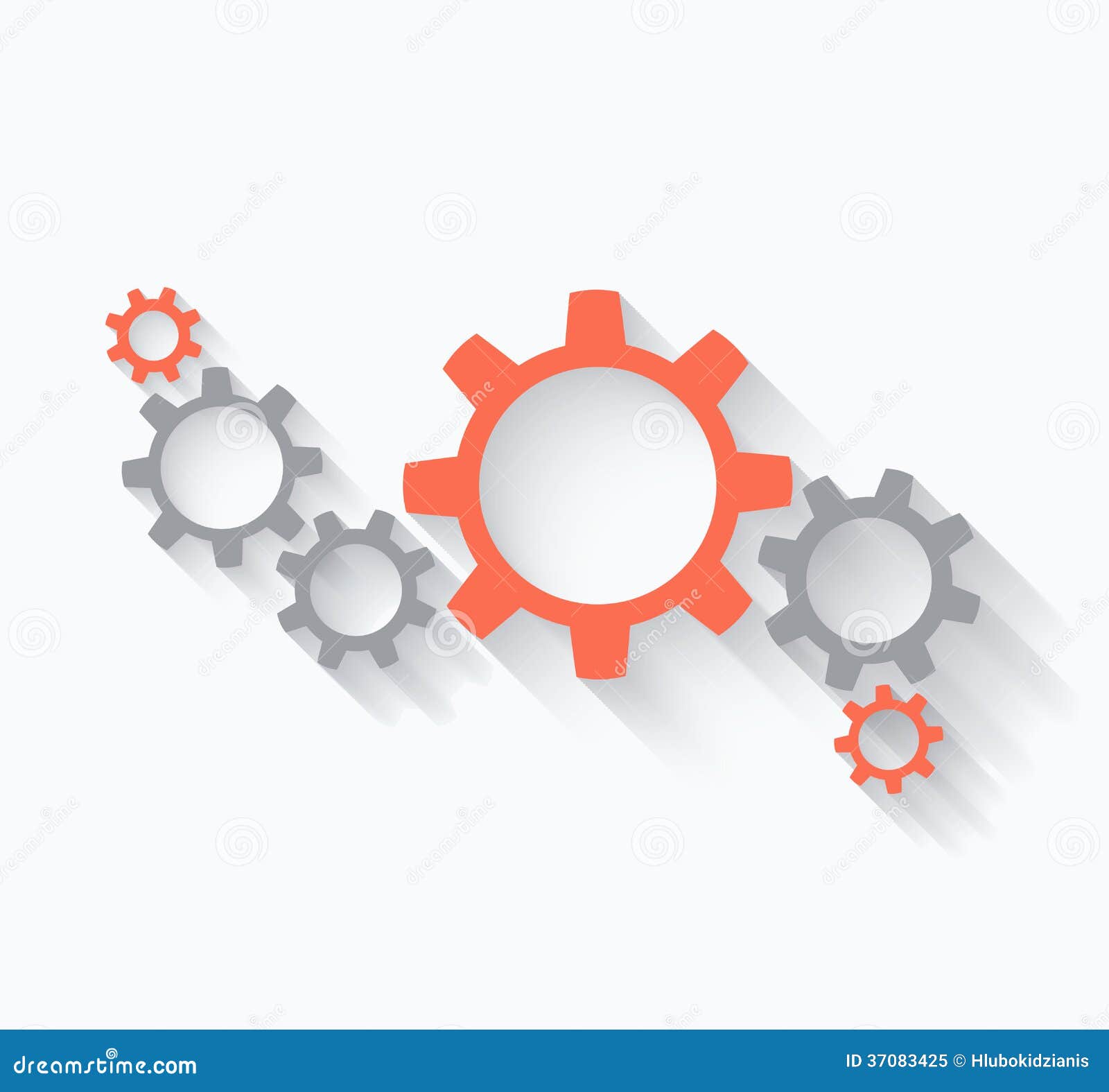 Gear design stock vector. Illustration of mechanic, digital - 37083425