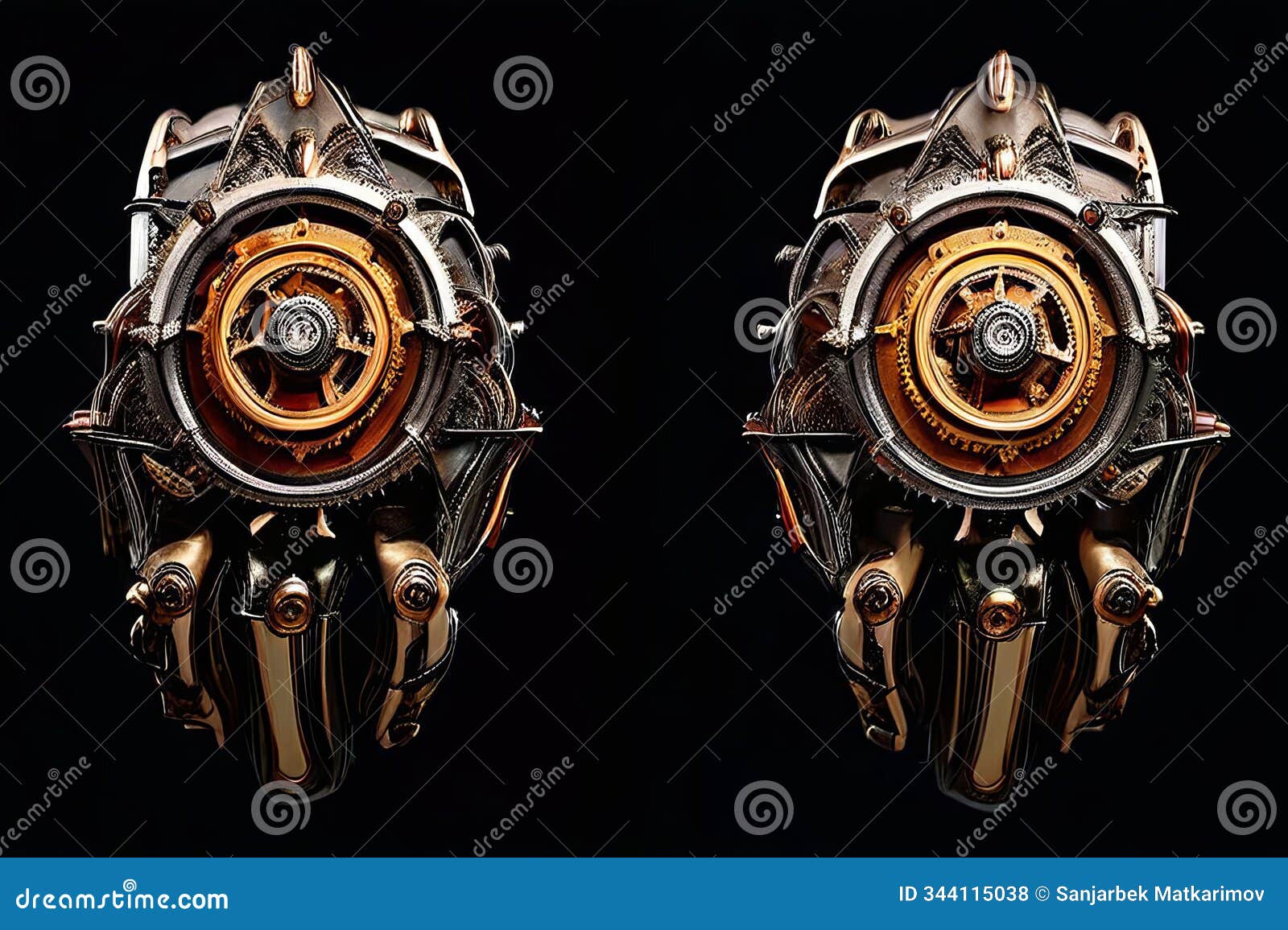 gear gauntlets a pair of massive mechanical gauntlets with inter