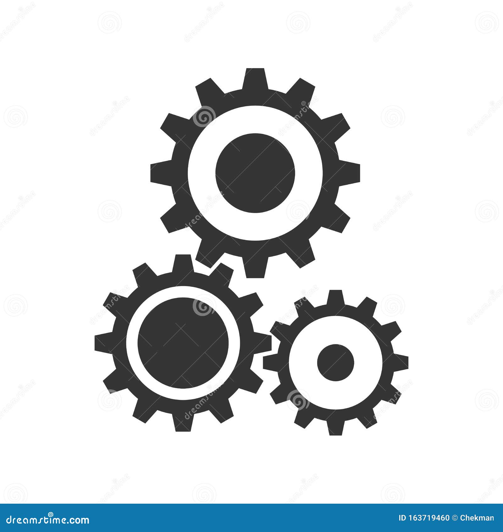 vector gear icons