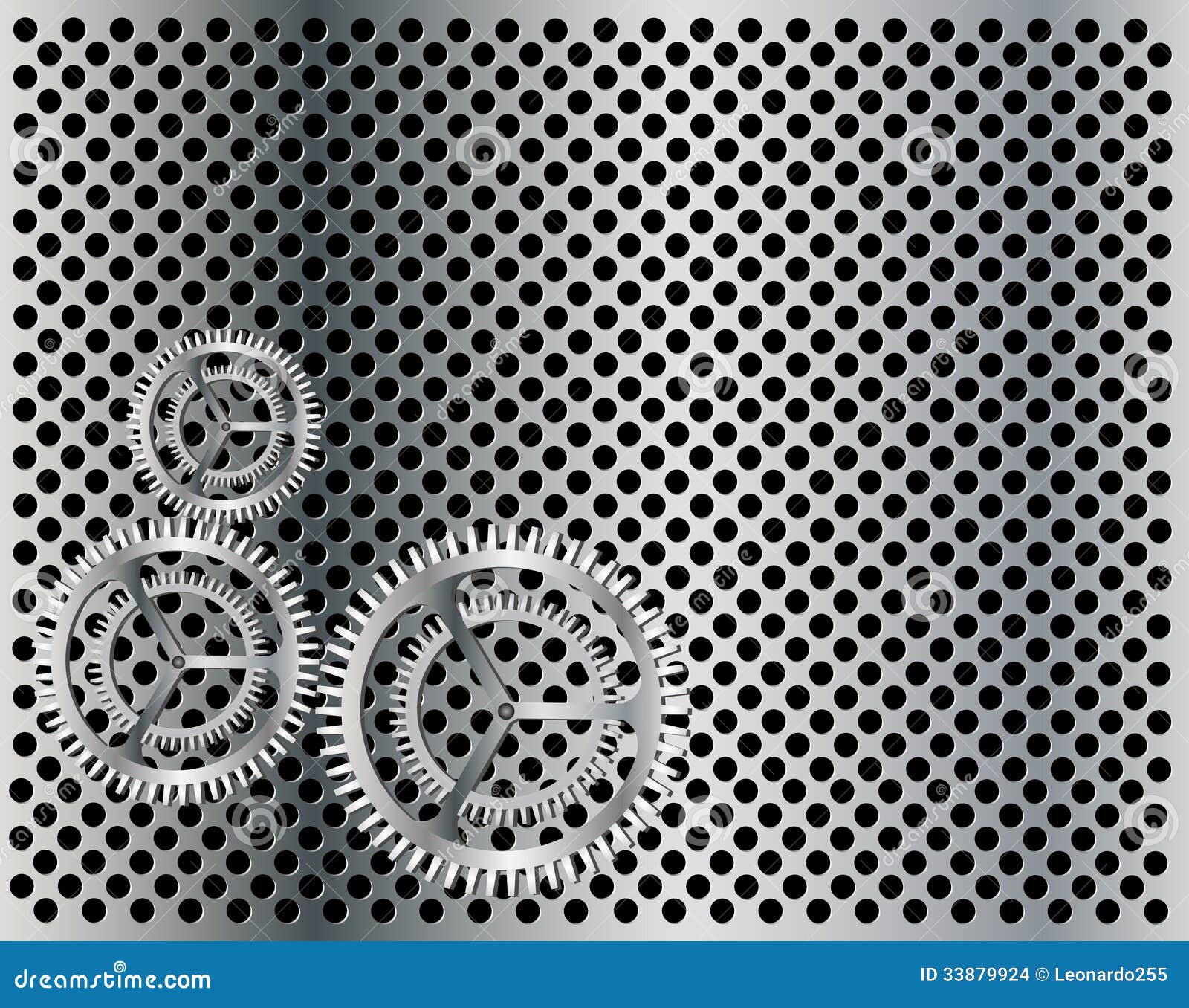 Gear industrial background stock vector. Illustration of round 33879924