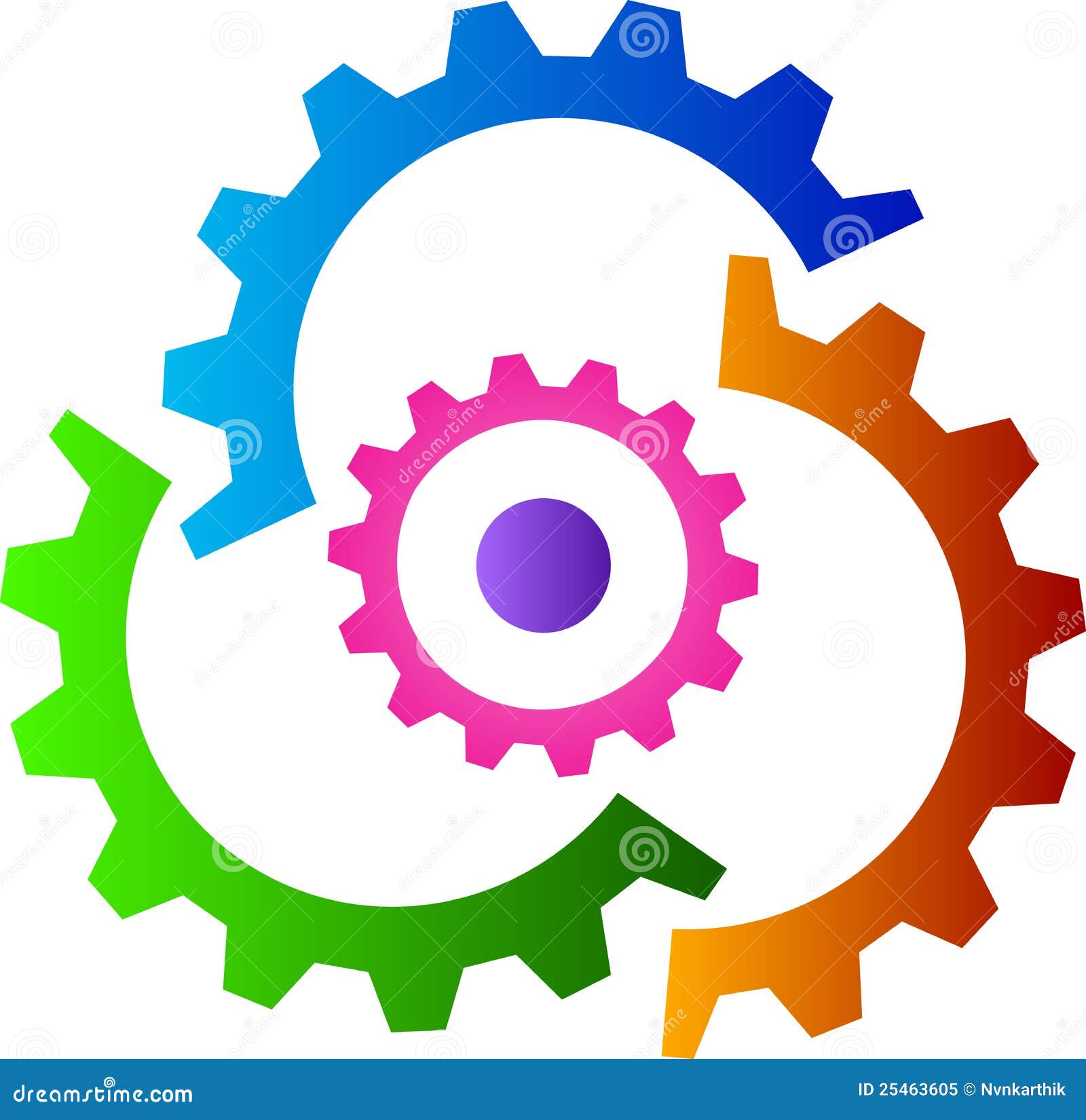 Gear logo stock vector. Illustration of components, manufacture - 25463605