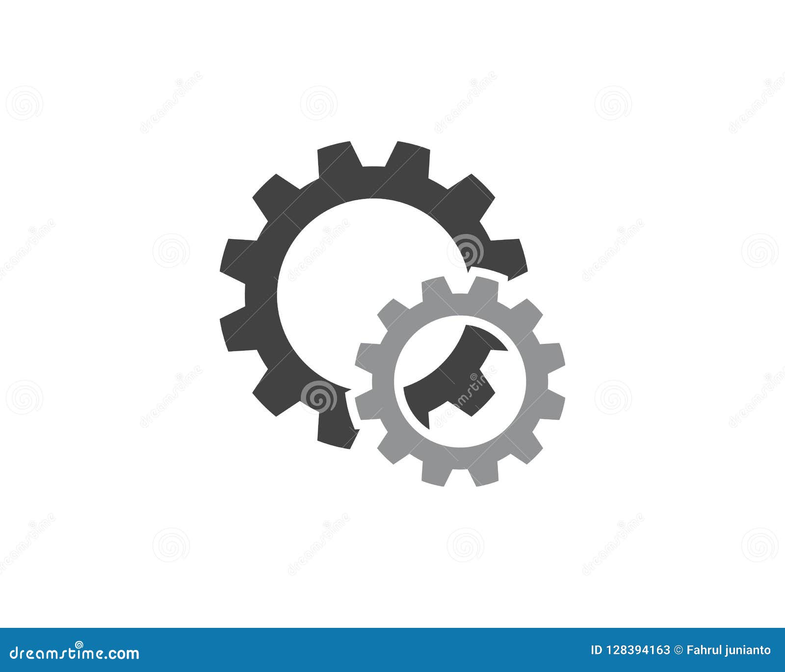 Gear Logo Template Vector Icon Illustration Design Stock Vector