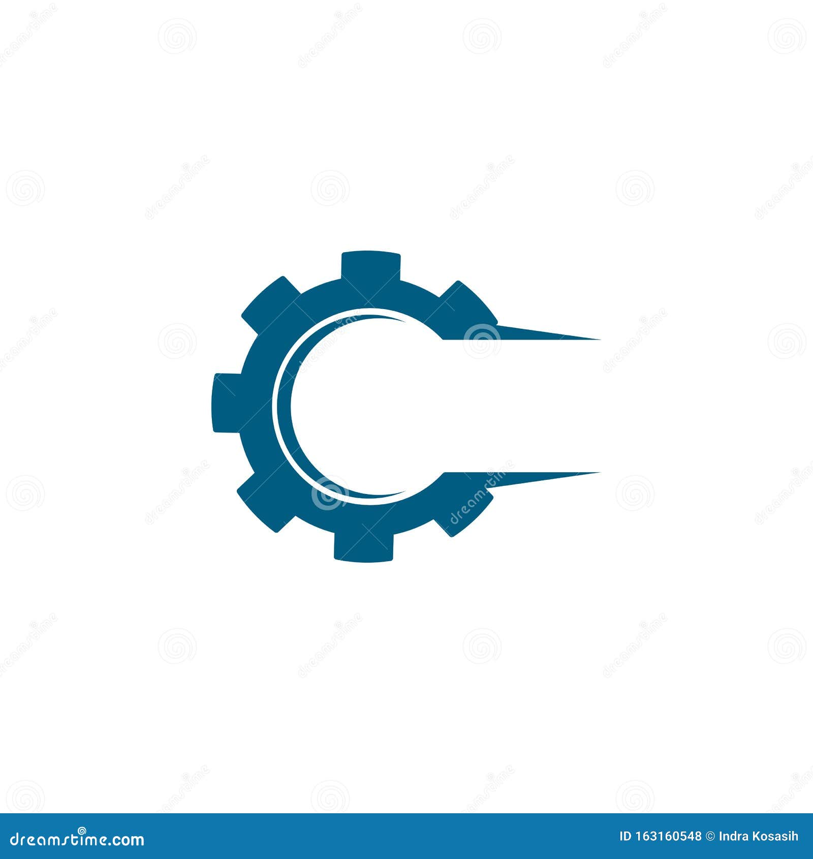 Gear Logo Template Vector Icon Illustration Stock Vector Illustration
