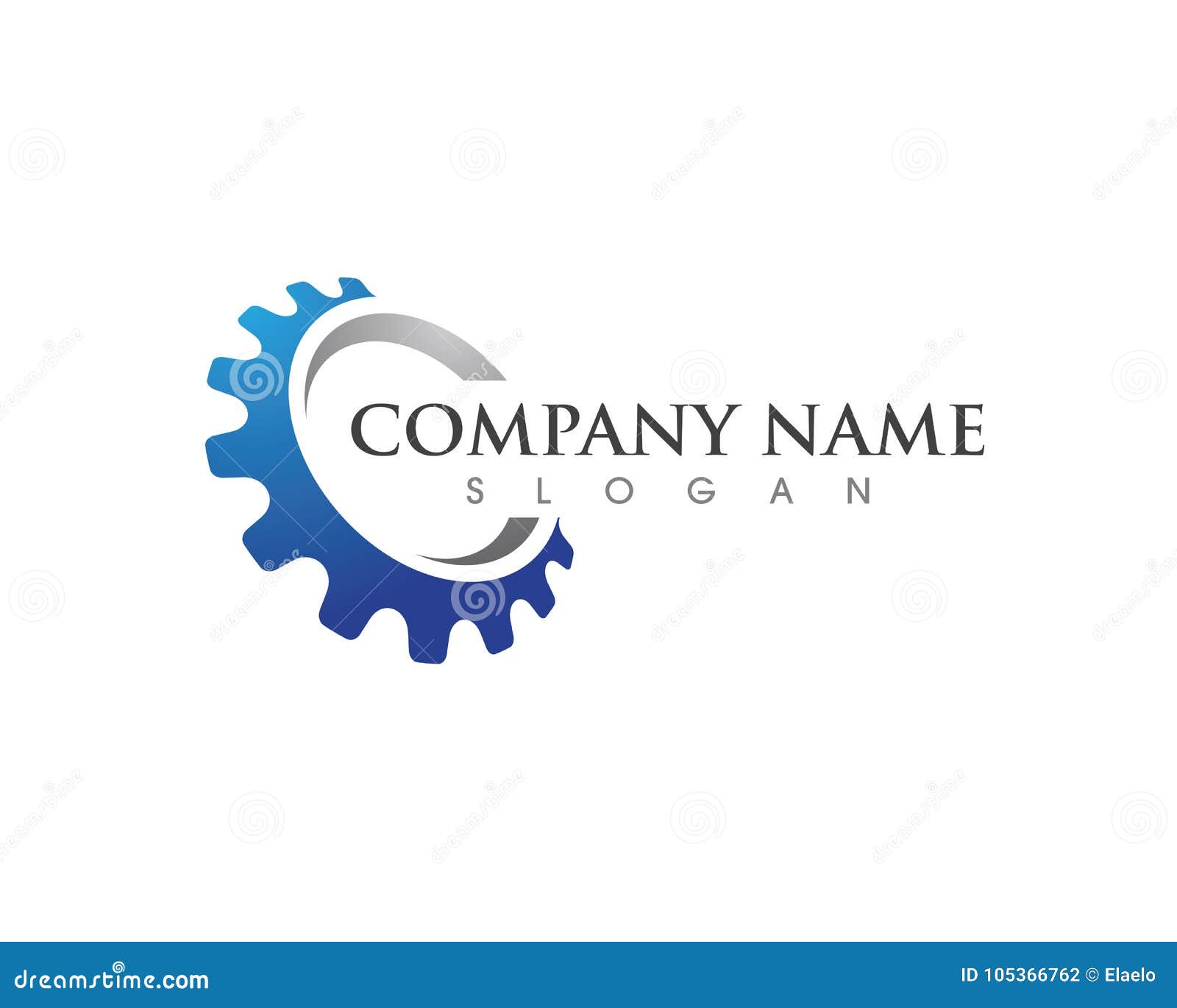 Gear Logo Template Vector Icon Illustration Stock Vector - Illustration