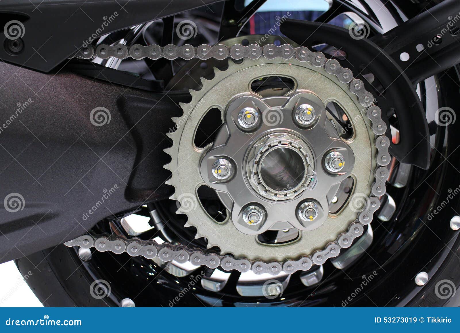 Gear of motorcycle. stock image. Image of vehicles, motor 53273019