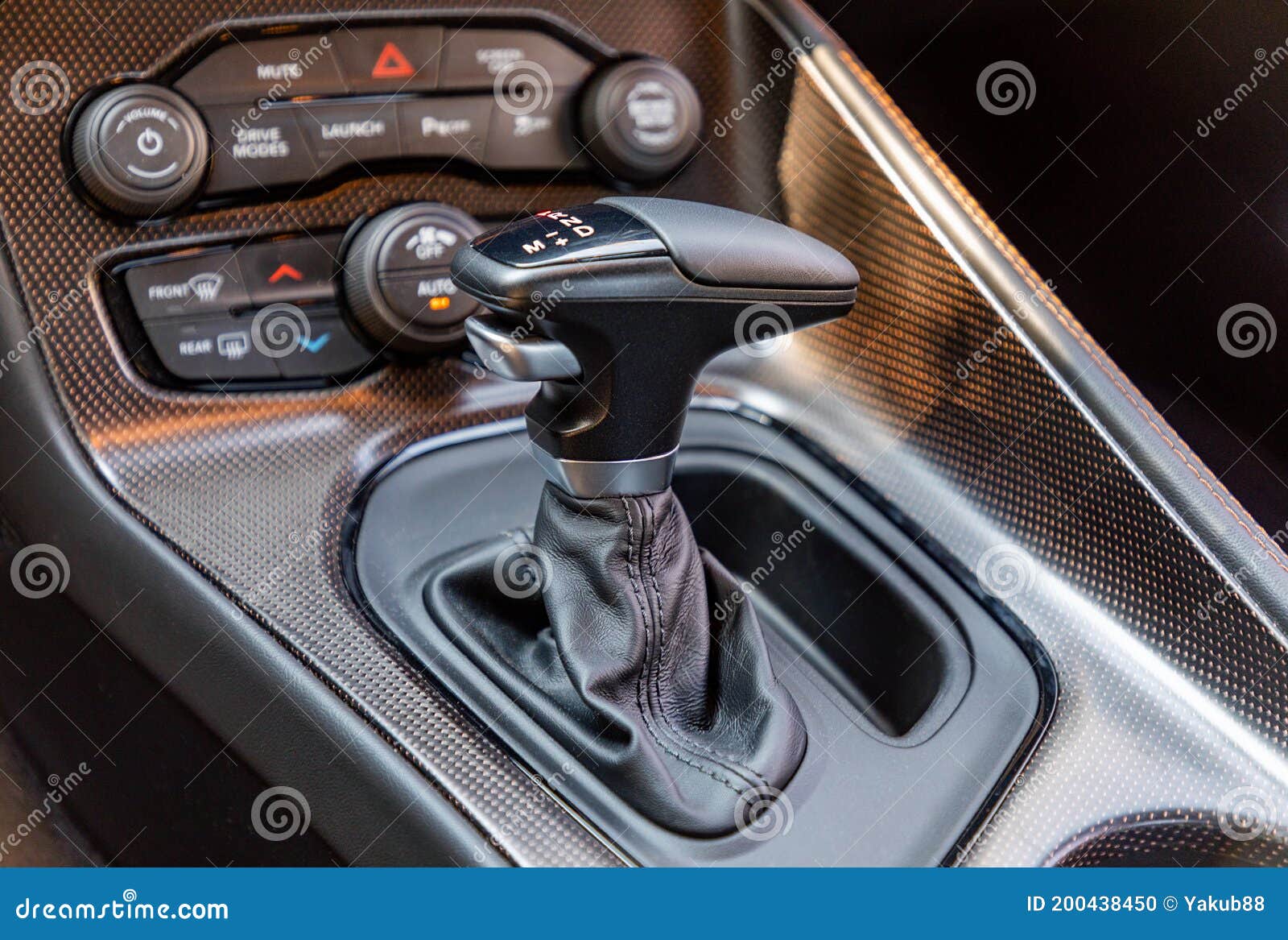 Gear shift in a car stock photo. Image of sportscar 200438450