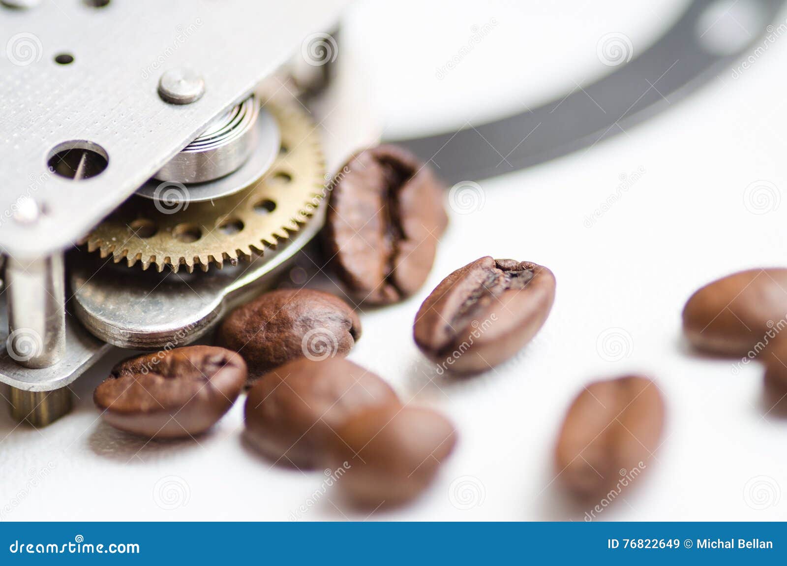 Gear, Sprocket, Clockwork and Coffee. Coffee Time Cofee Break Theme