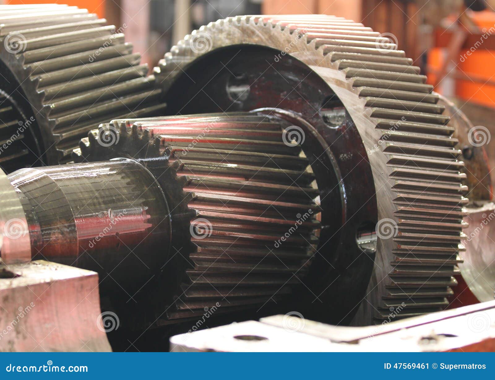 The gear train stock image. Image of train, shaft, rolling 47569461