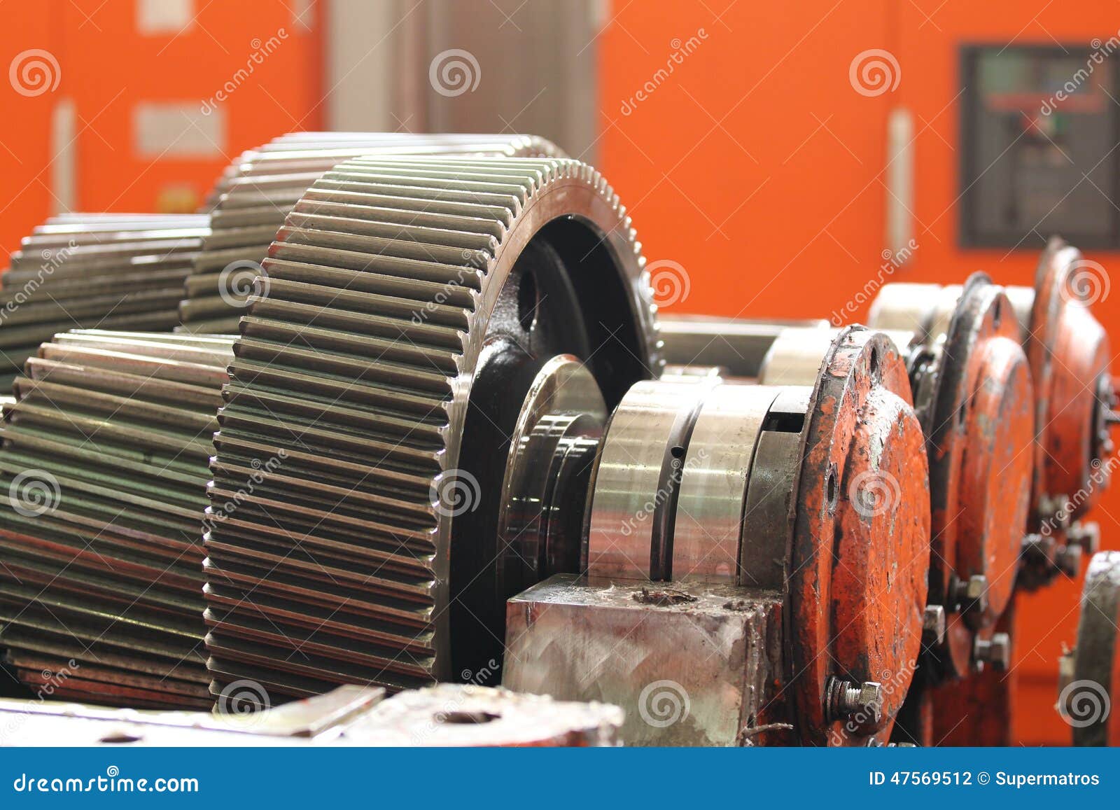 The gear train stock photo. Image of reducer, shaft, gears 47569512