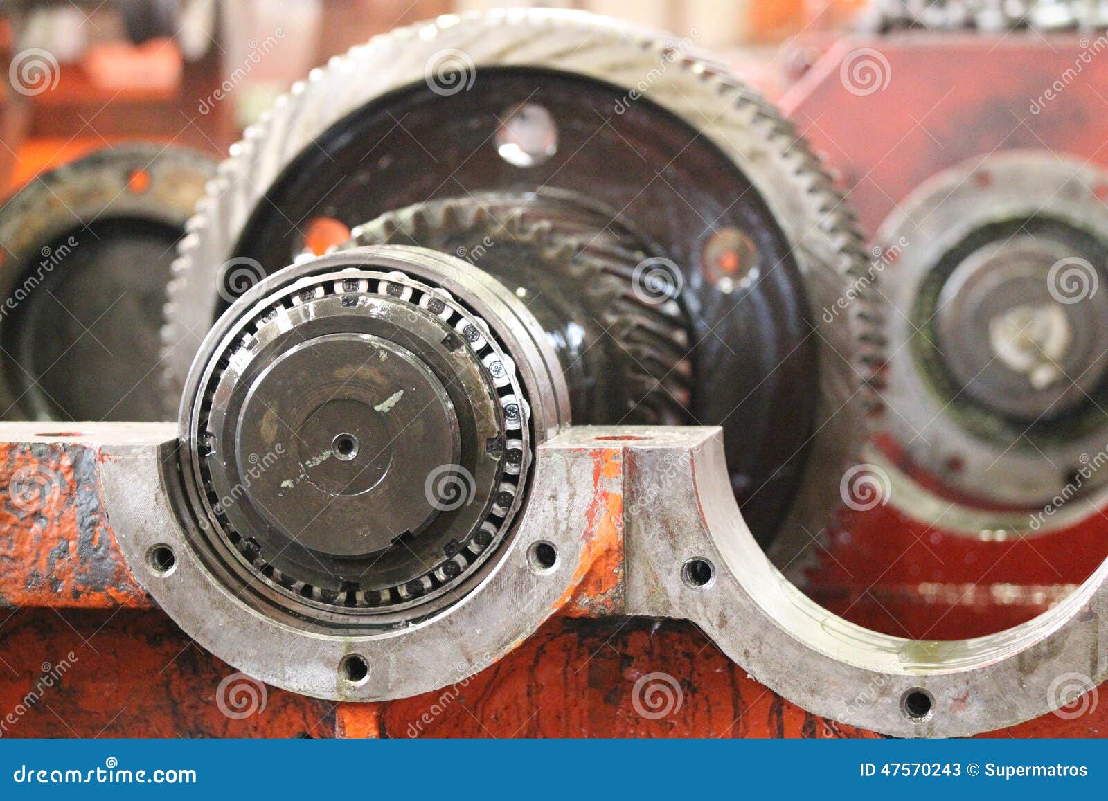 The gear train stock image. Image of steel, gears, gearing 47570243
