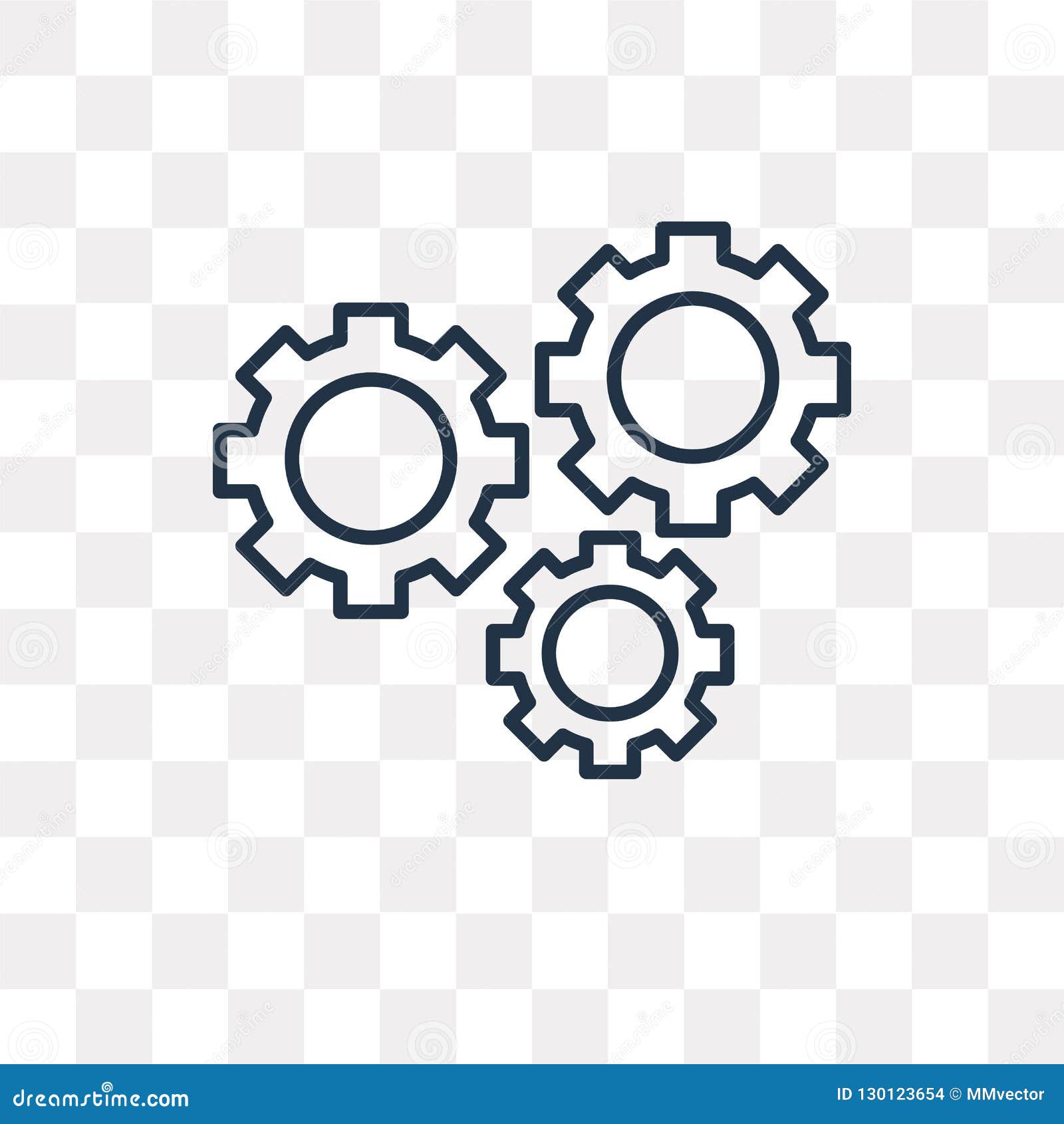 Gear Vector Icon Isolated On Transparent Background Linear Gear Stock Vector Illustration Of Circle Power Gear Vector Icon Isolated On Transparent Background Linear Gear Stock Vector Illustration Of Circle Power