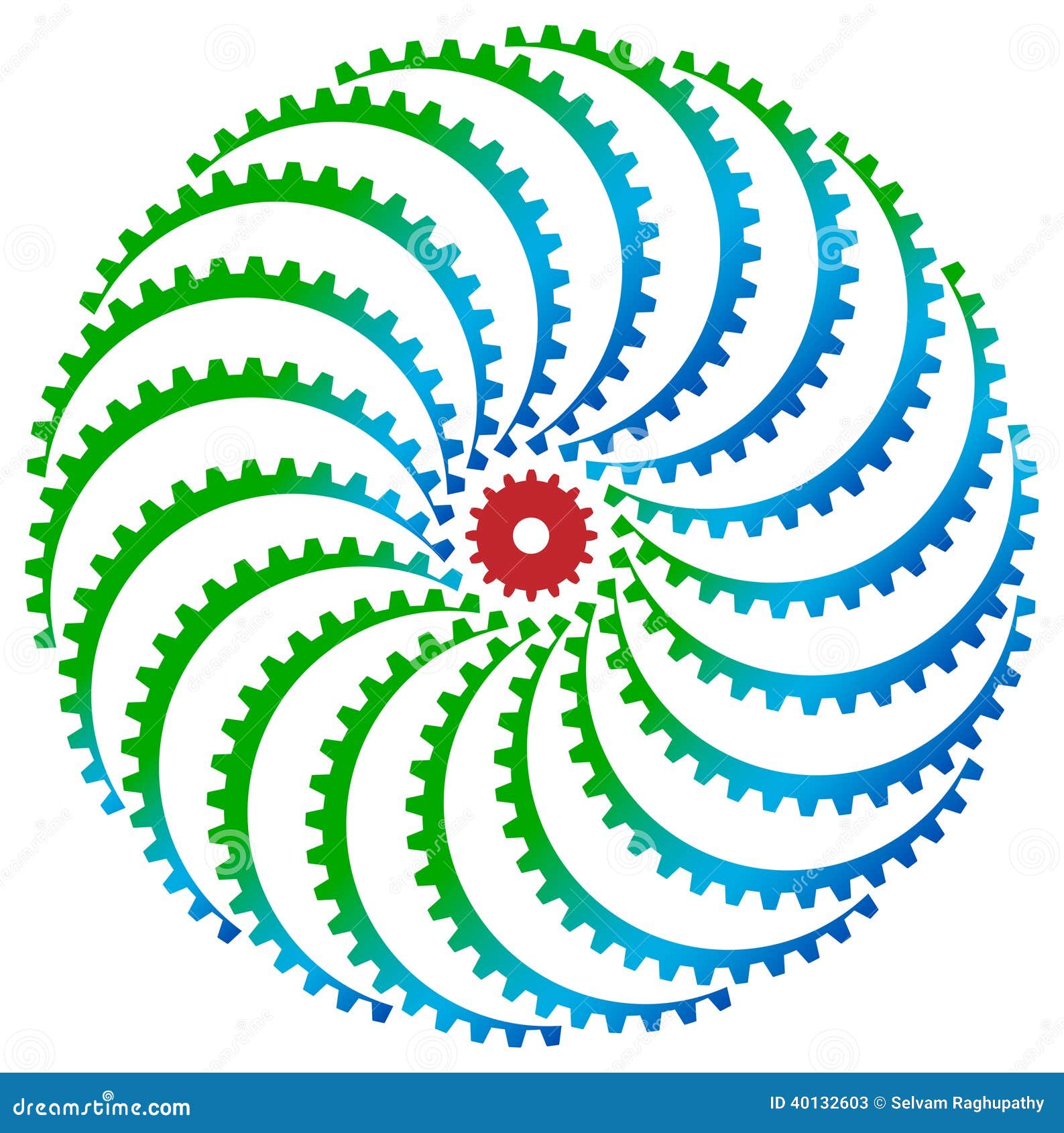 Gear wheels logo stock vector. Illustration of mechanism 40132603