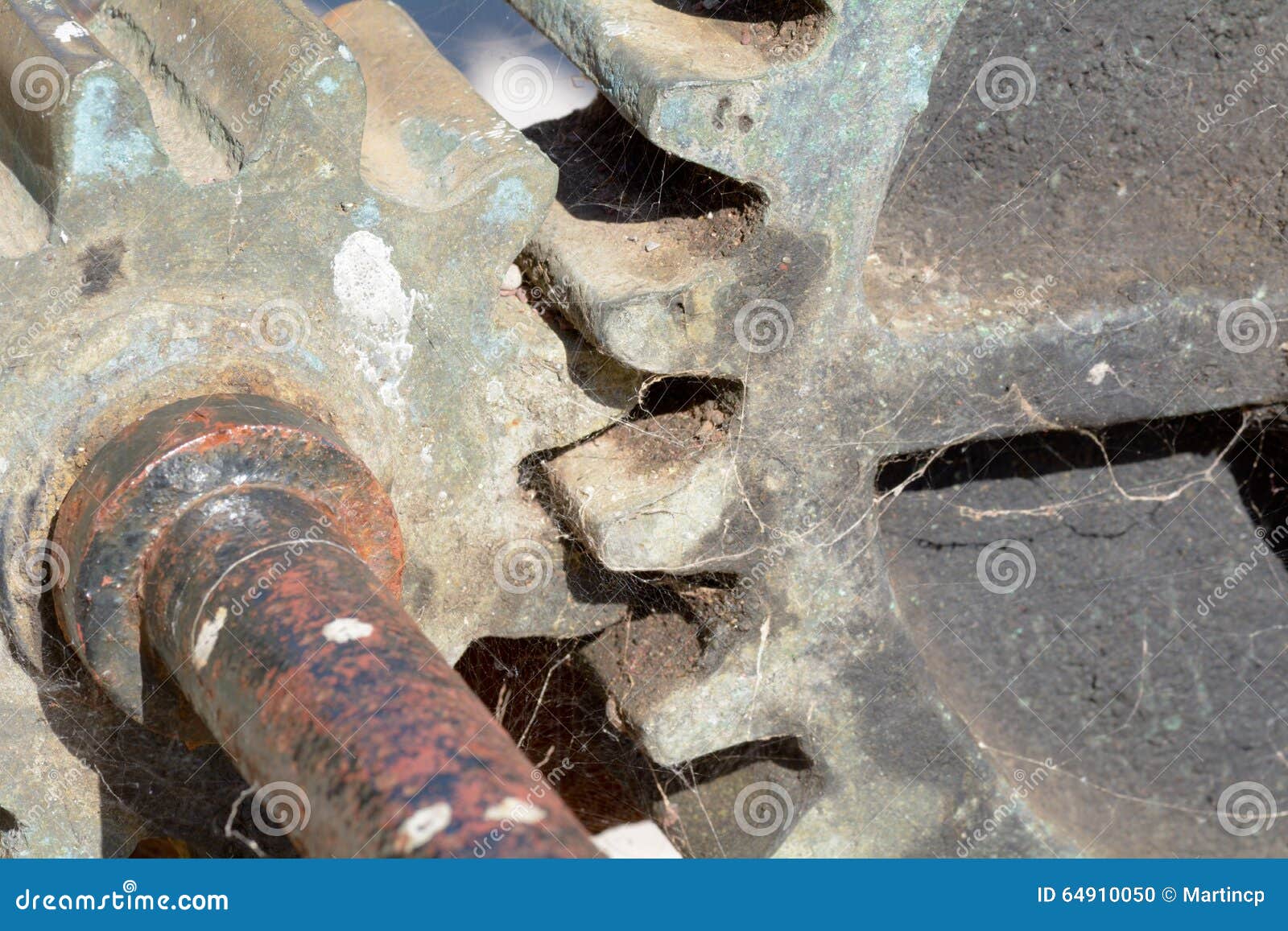 Gear Wheels on Rusted Old Winch Stock Photo Image of teeth, rusted