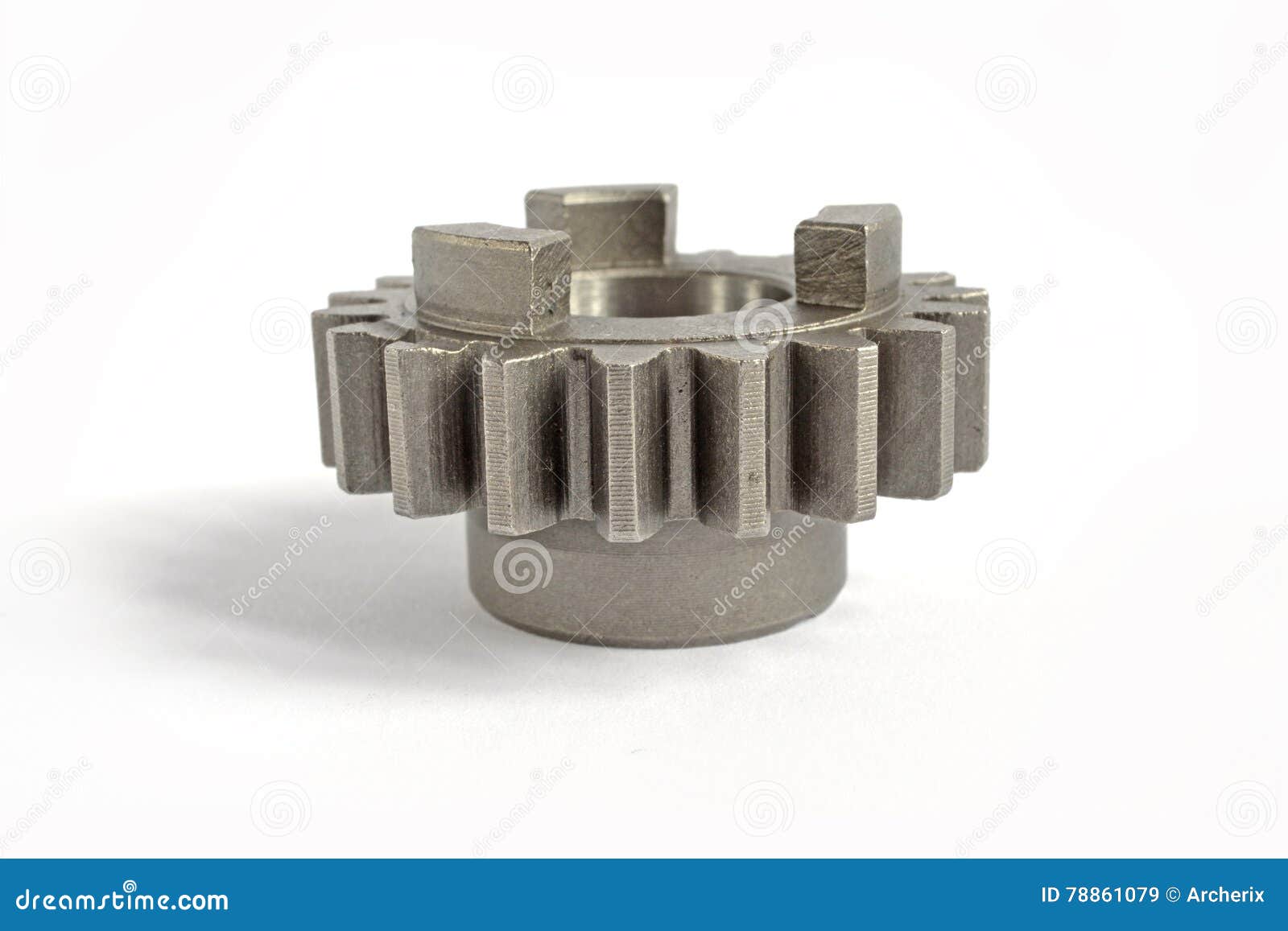 Gear on white stock image. Image of manufacturing, white - 78861079