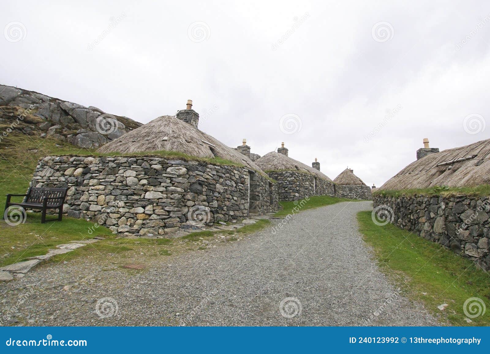 the gearrannan blackhouses on the isle of lewis in the outer hebrides