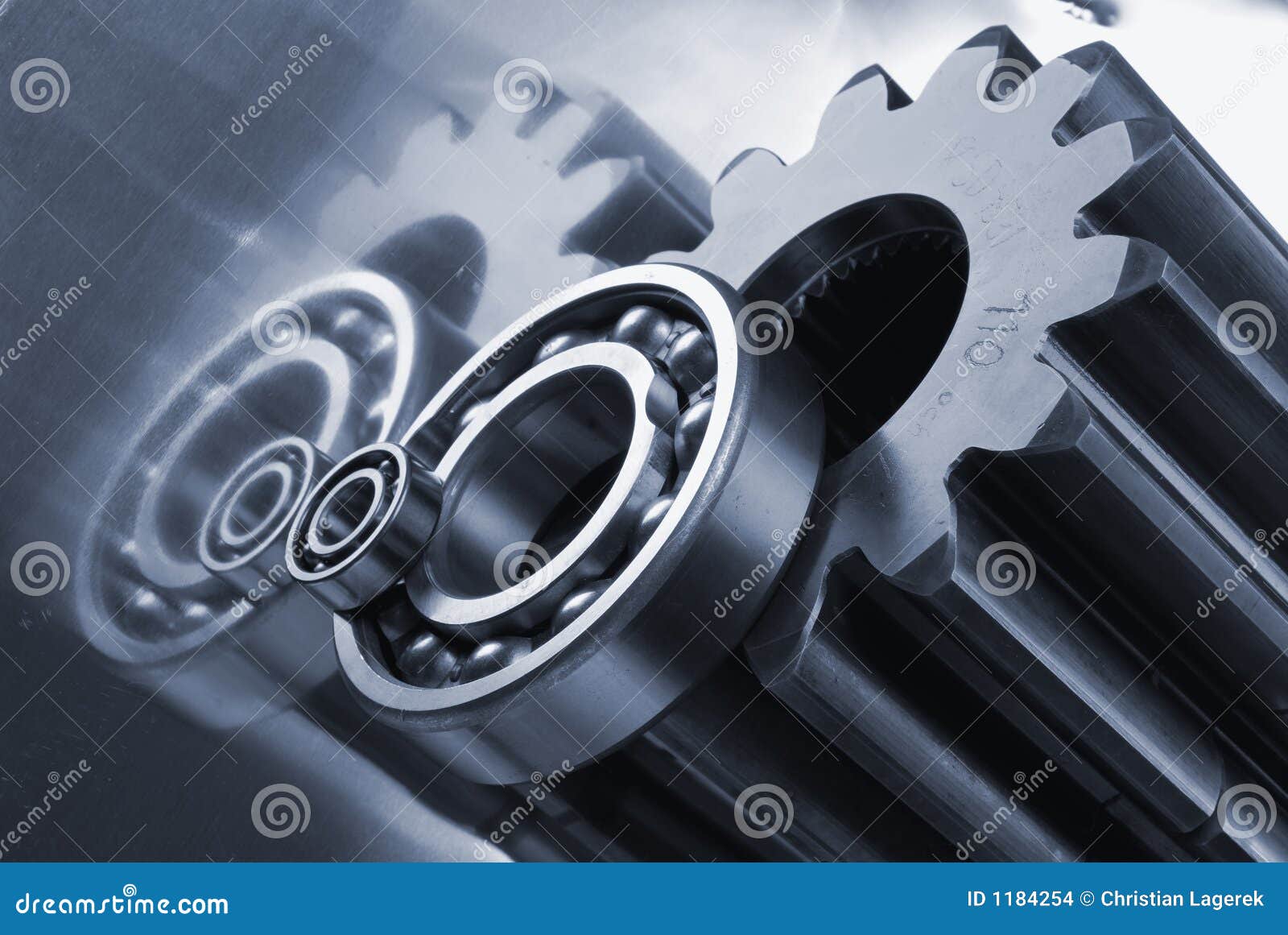 Gears and balls stock photo. Image of machine, isometric 1184254