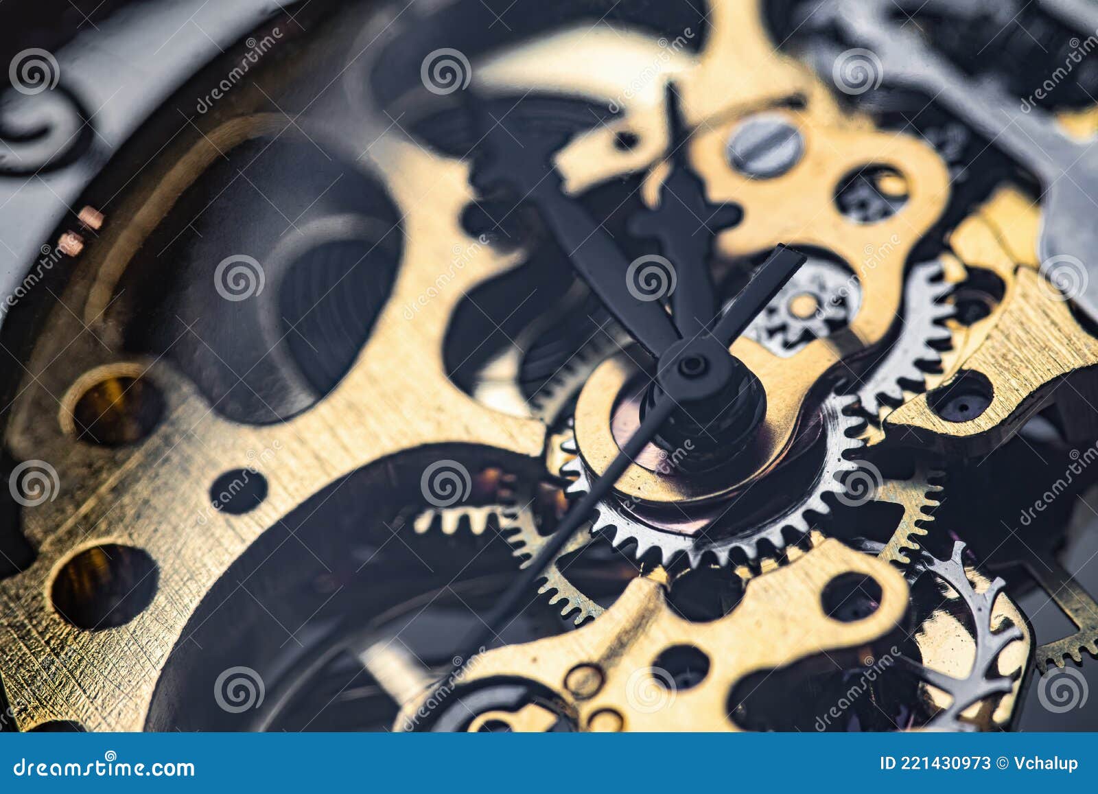 Gears and Cogs Inside Clock. Close-up View on Retro Watches. Stock Image -  Image of watch, gears: 221430973