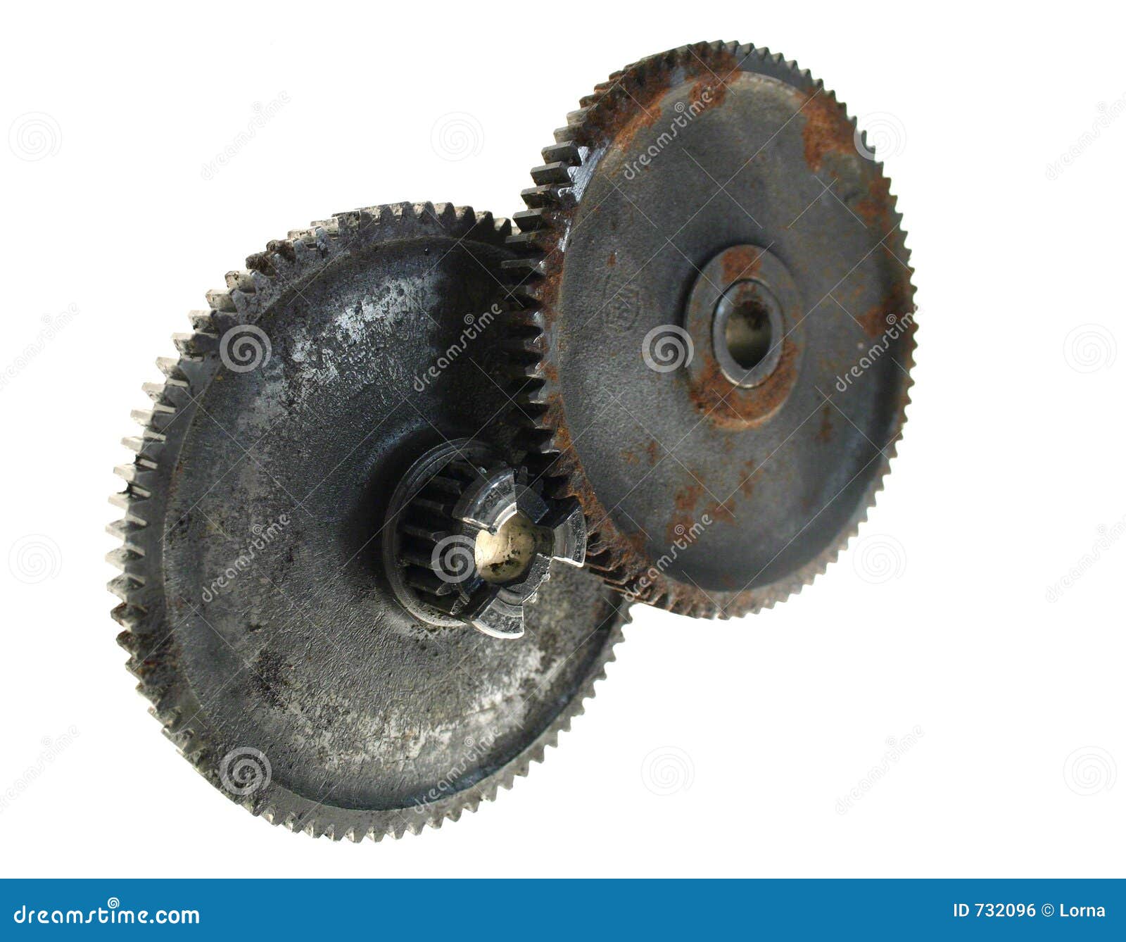 Gears cogs rusty stock photo. Image of machine, print, production 732096