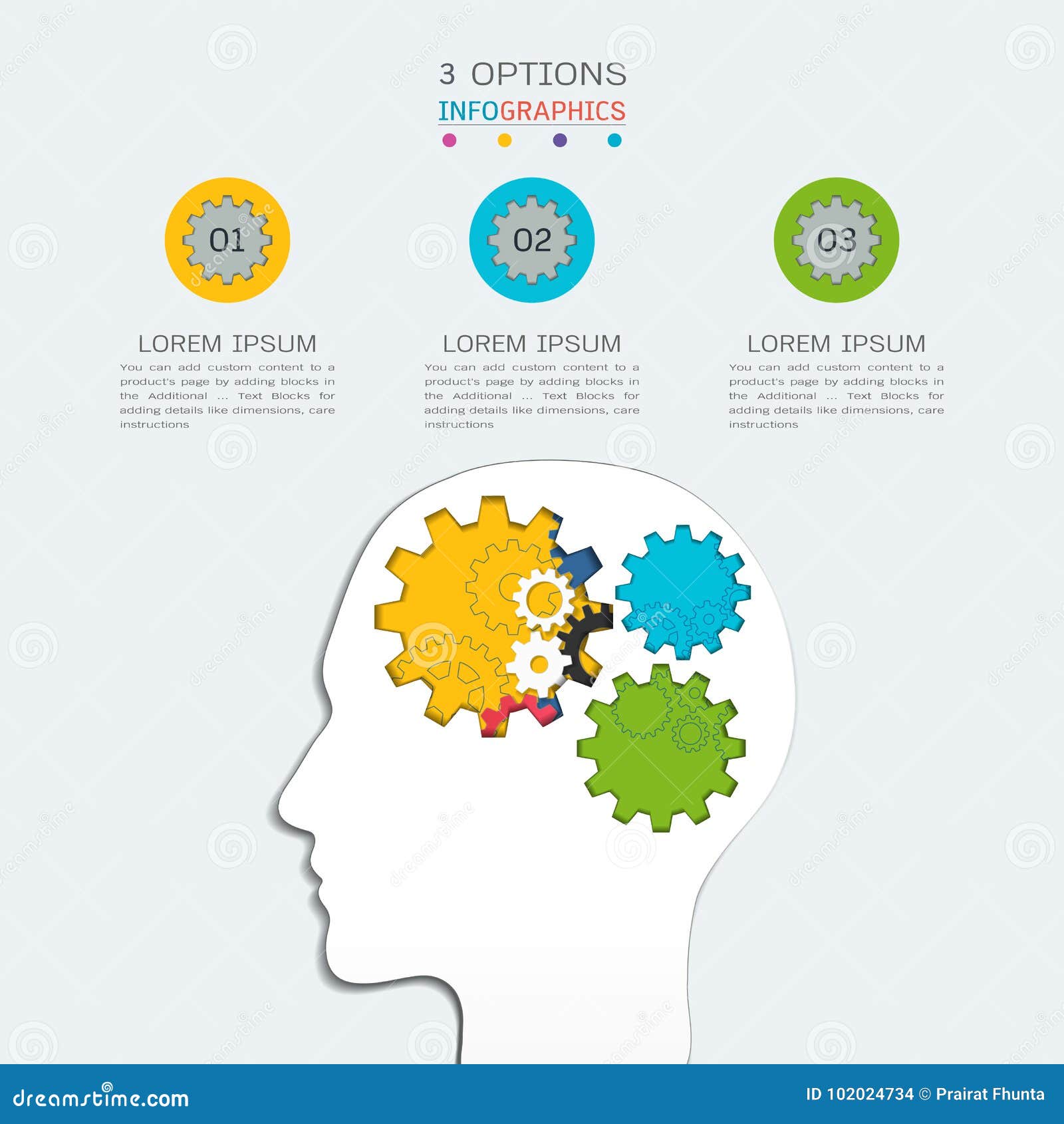 Gears Infographic Template for Business Presentation, Strategic Plan To