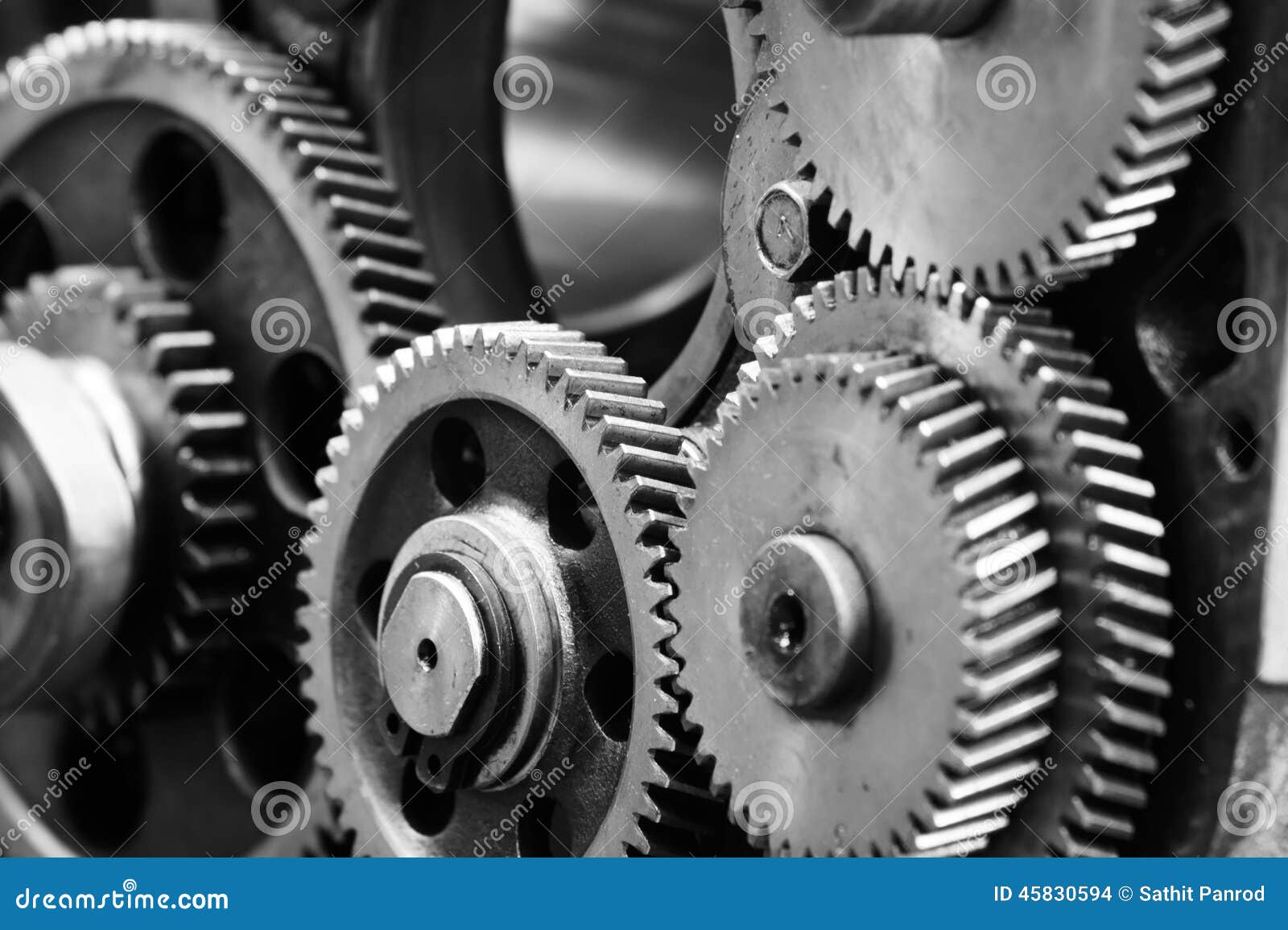 Gearsmachinery stock photo. Image of industry, equipment 45830594