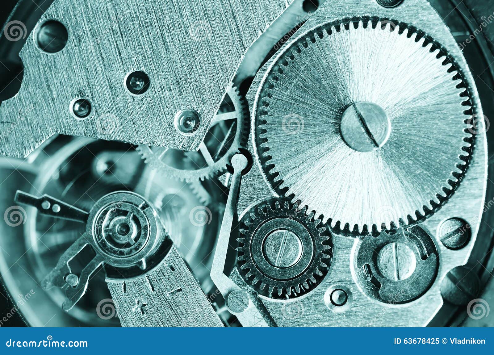 mechanical watch gears