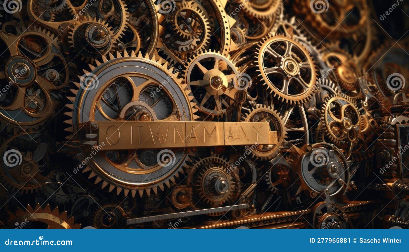 Gearwork Odyssey: Exploring the Intricate World of Steampunk Stock Illustration - Illustration 