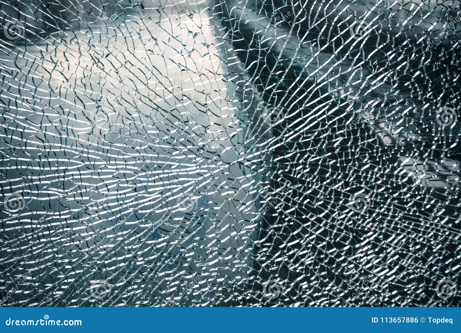 Gebrochenes Fenster Gebrochener Glashintergrund Stockfoto