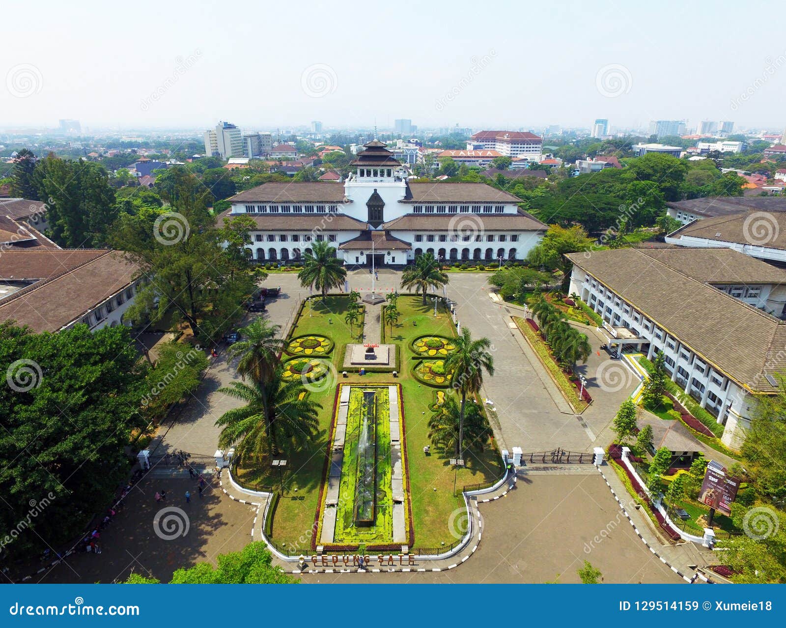 Gedung Sate Is A Government Building In Bandung Editorial Image