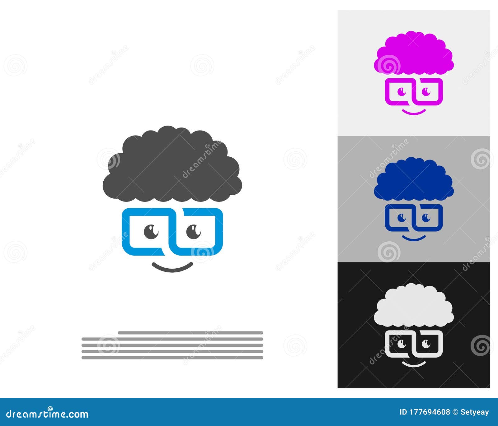 Download Geek Infinity Logo Vector Template, Creative Geek Logo Design Concept Stock Vector ...