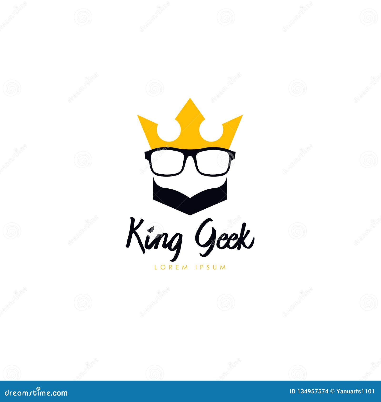 Download Geek Logo Vector Template. Geek Logo Character Stock ...