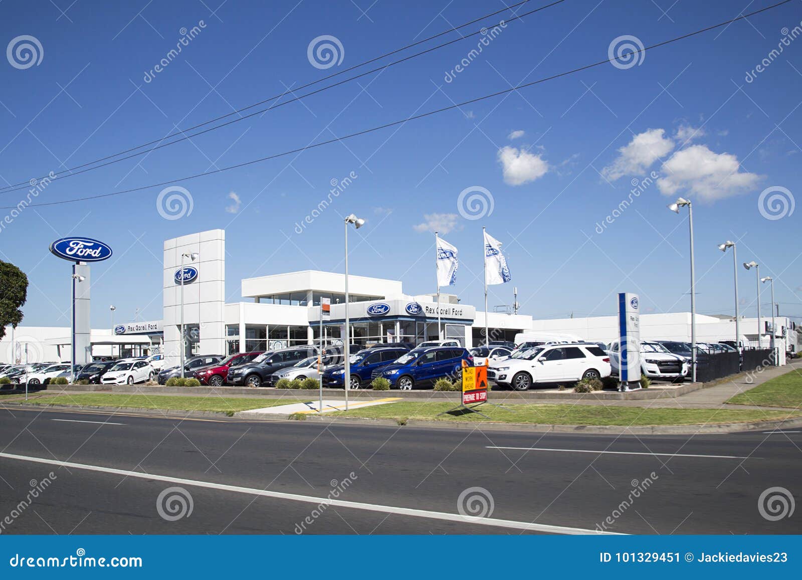 Rex Gorell Ford Motor Dealership Editorial Photo Image of april, cars