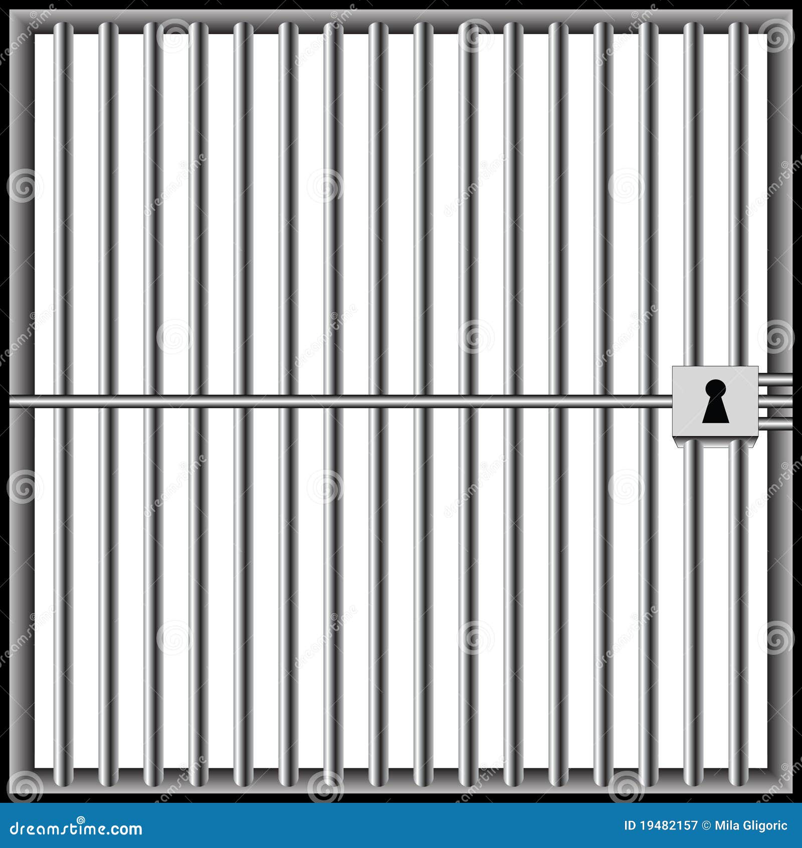 Gefangener vektor abbildung. Illustration von innen ...