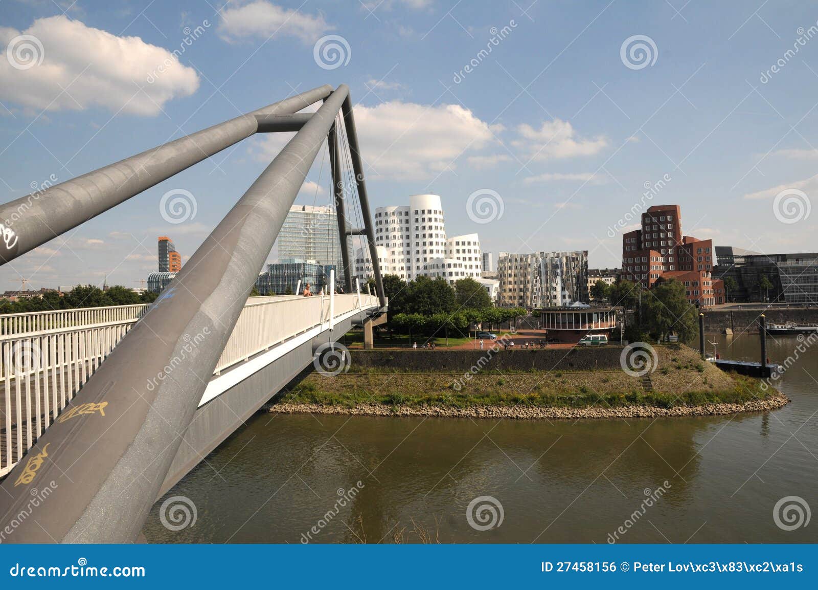Gehry Houses in Duesseldorf of the Rhine Editorial Photo Image of