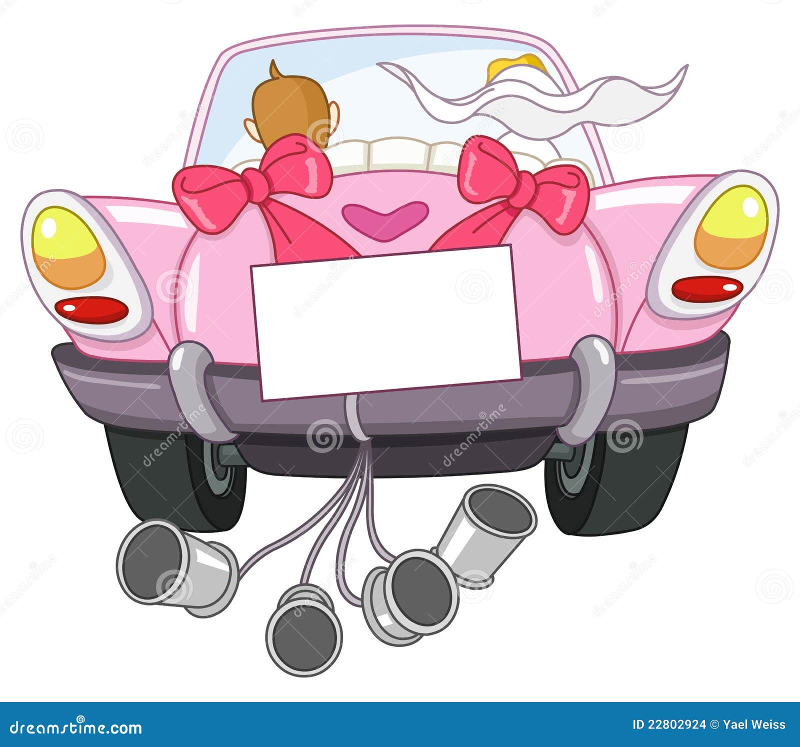 Gehuwde Enkel Auto Vector Illustratie. Illustration Of Enkel - 22802924