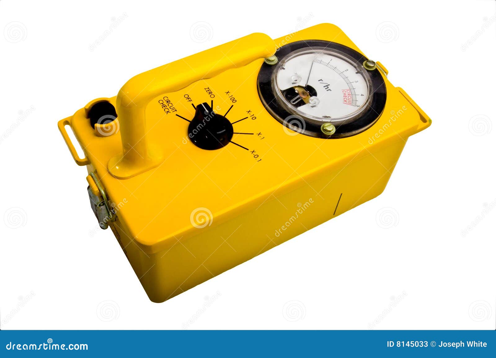 Geiger Counter stock image. Image of science, survey, radioactivity -  8145033