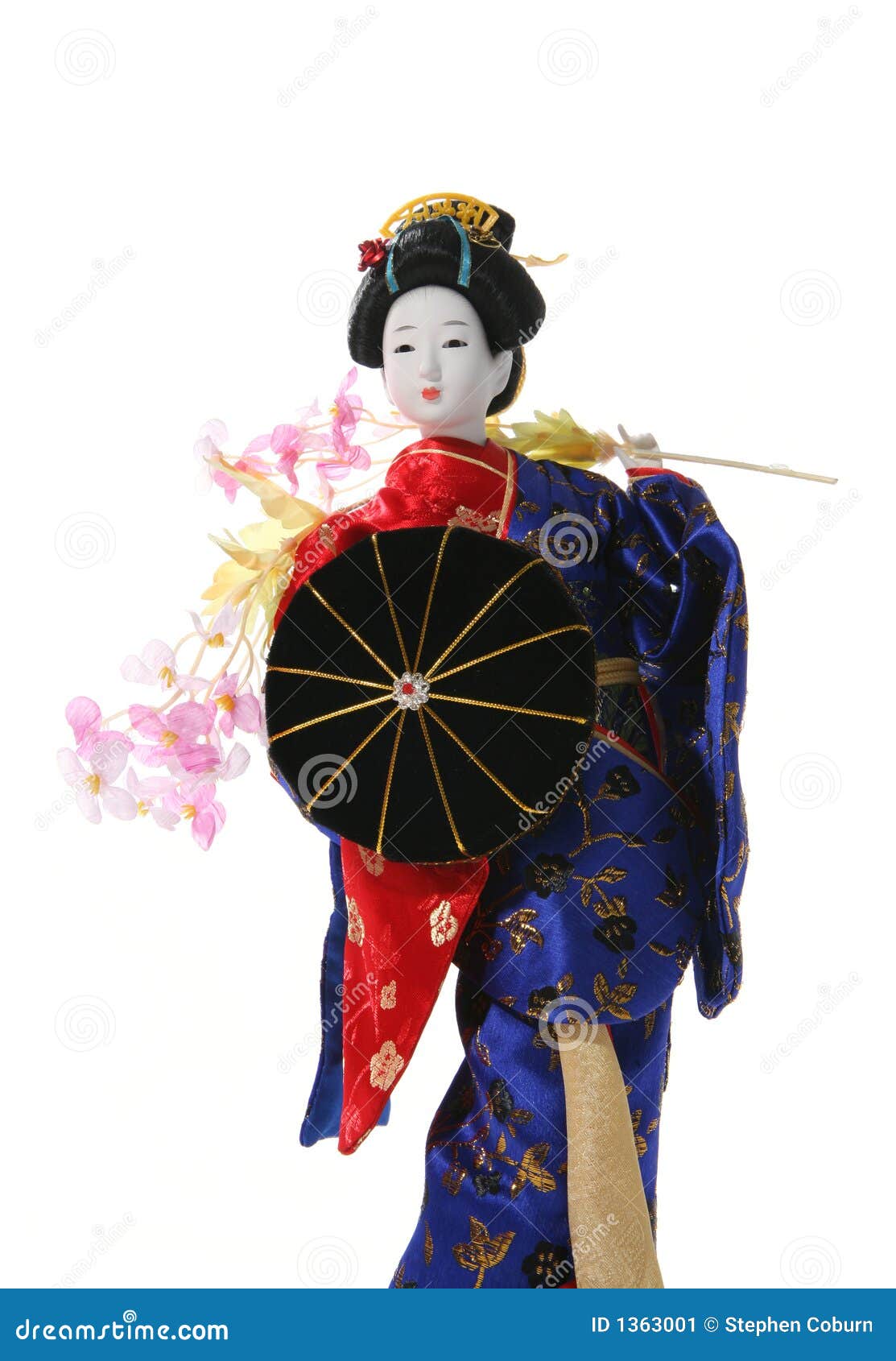 Geisha stock image. Image of hair, oriental, geisha, crafts - 1363001