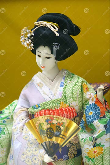 Geisha doll stock image. Image of asia, doll, souvenir - 51169149