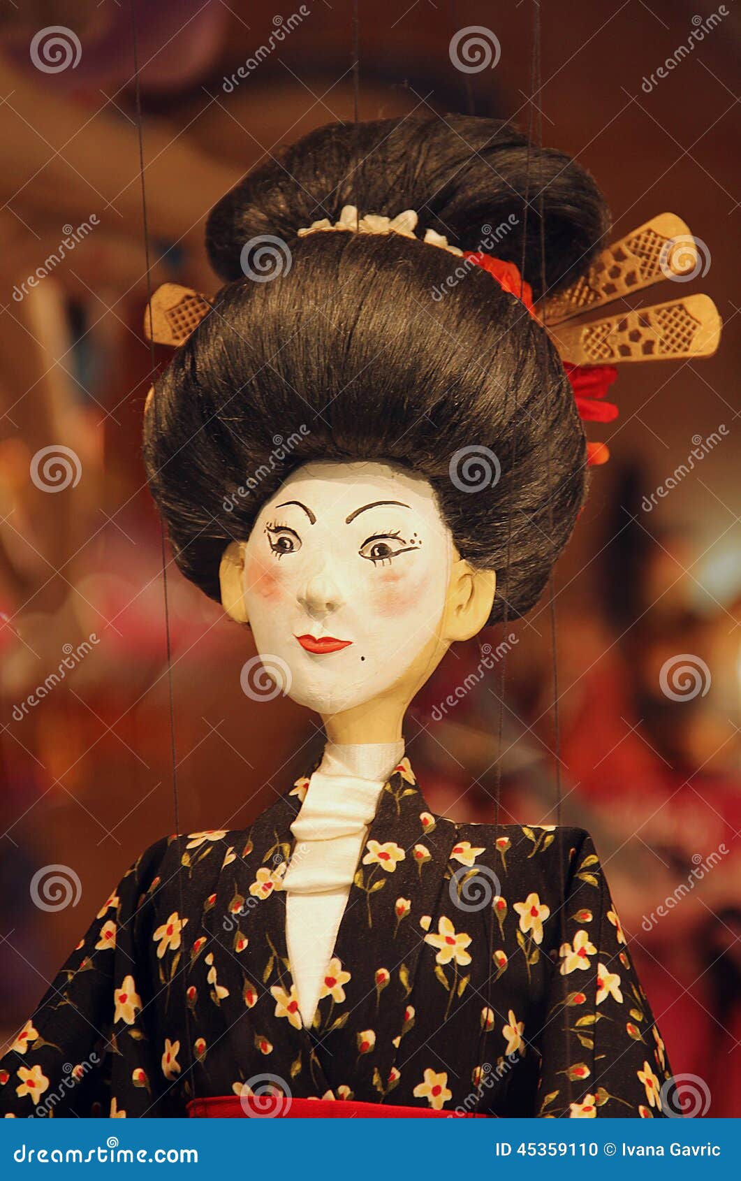 Geisha stock photo. Image of doll, exotic 45359110